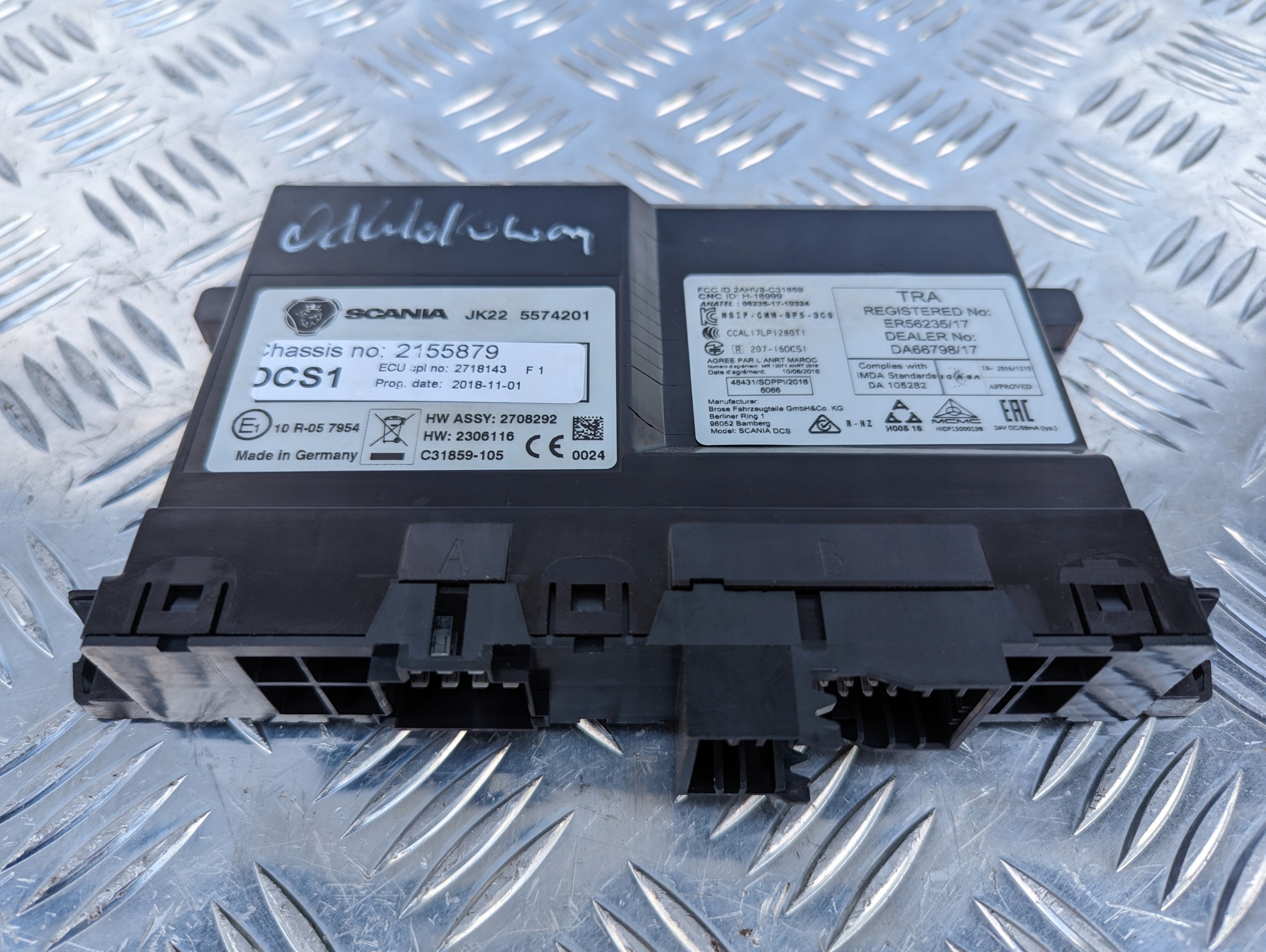 STEROWNIK DCS1 SCANIA NTG