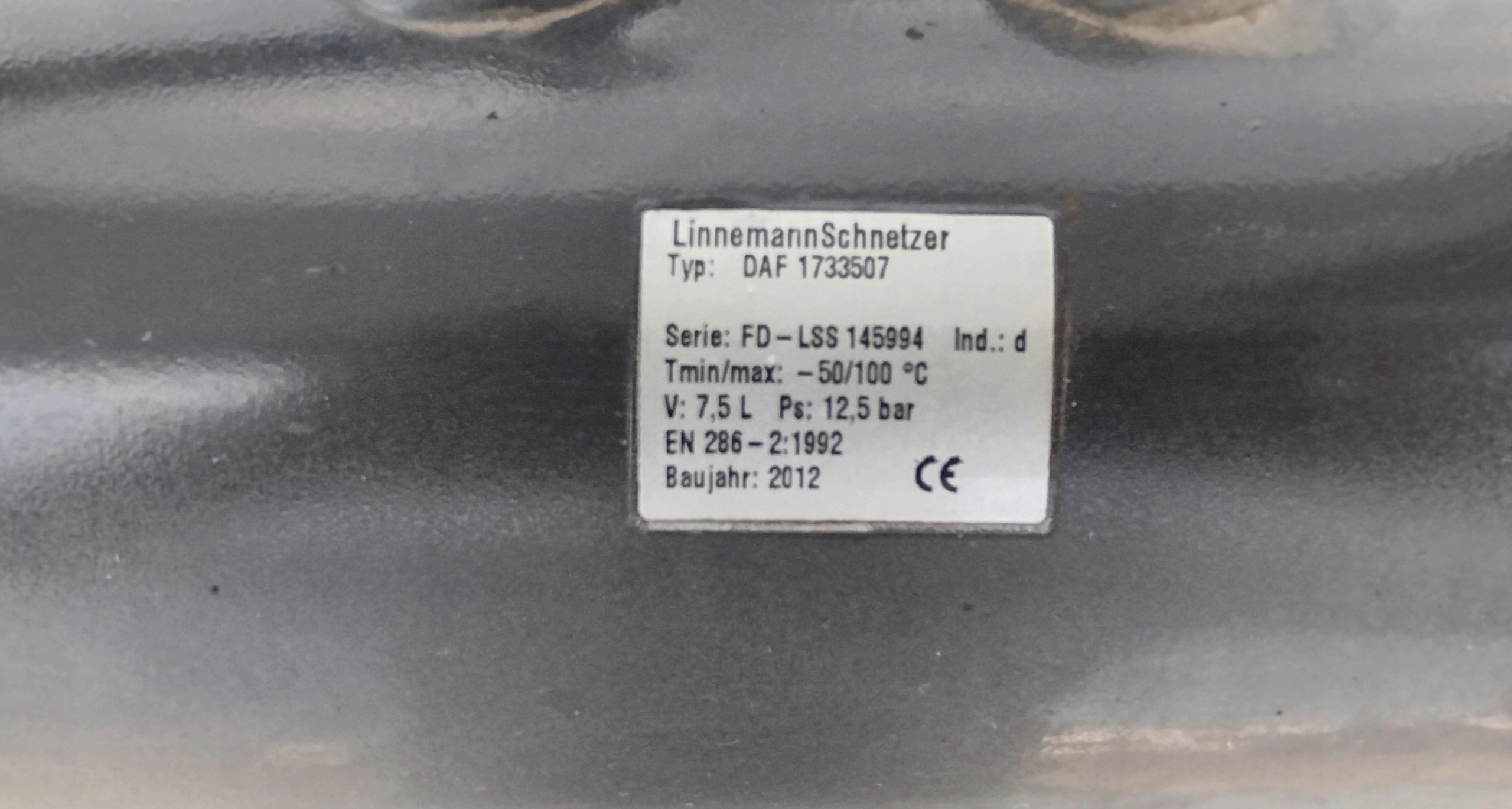 BUTLA ZBIORNIK POWIETRZA DAF XF 106 - obrazek 4