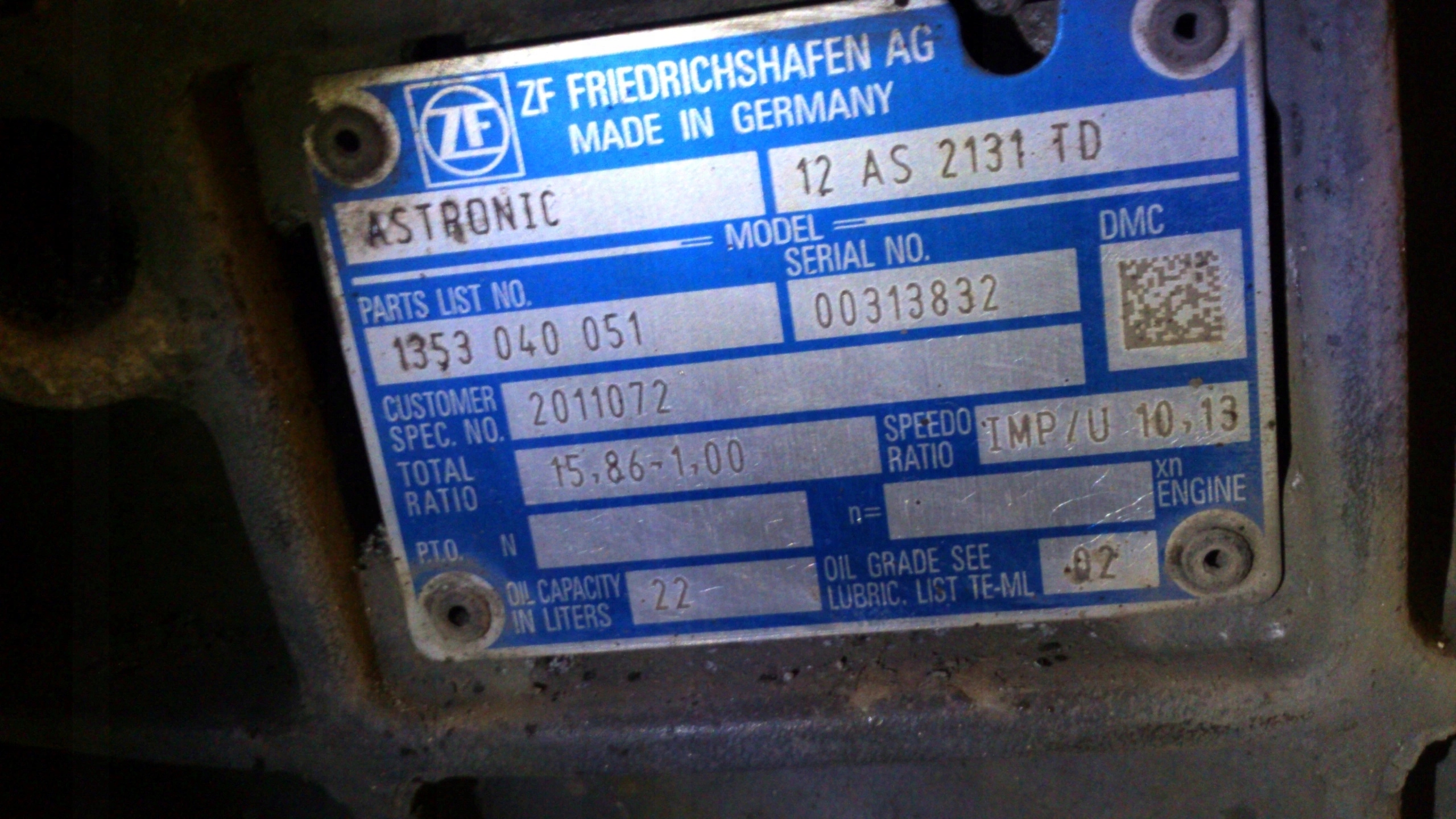 SKRZYNIA BIEGÓW AUTOMAT 12 AS 2131 TD Z RETARDEREM - obrazek 8