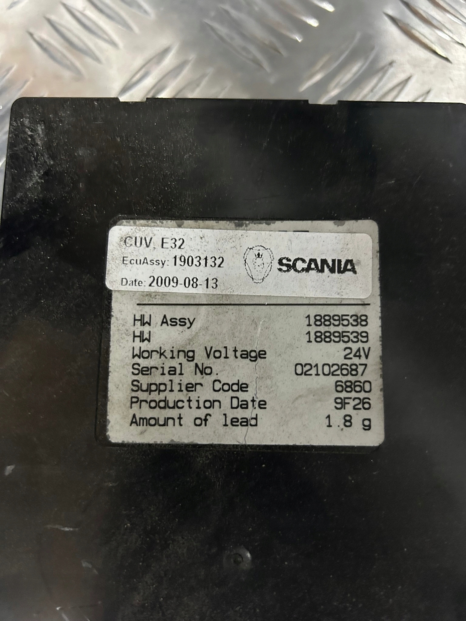 KOORDYNATOR STEROWNIK ŚWIATEŁ VIS CUV 1 SCANIA - obrazek 2