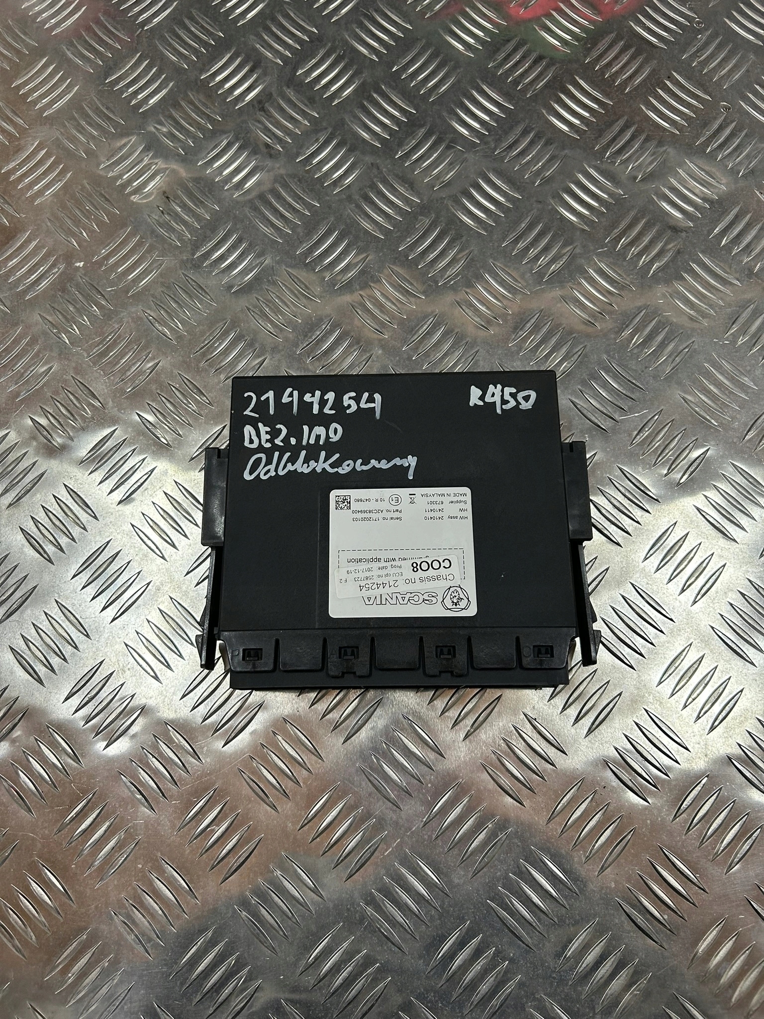 STEROWNIK KOMPUTER ECU COO7 SCANIA - obrazek 3