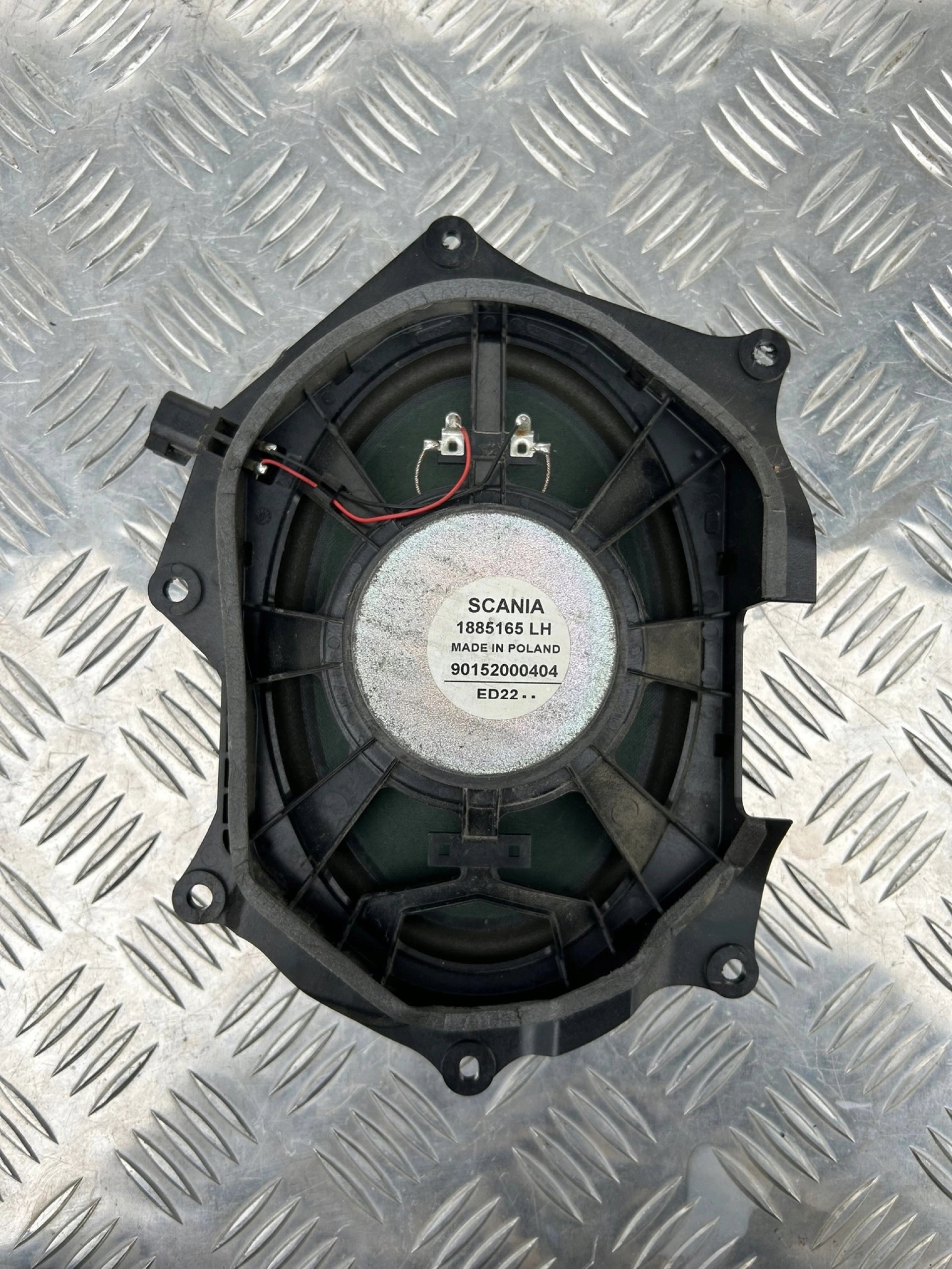 GŁOŚNIK DRZWI 2-PIN SCANIA R LEWA STRONA 1885165 - obrazek 2