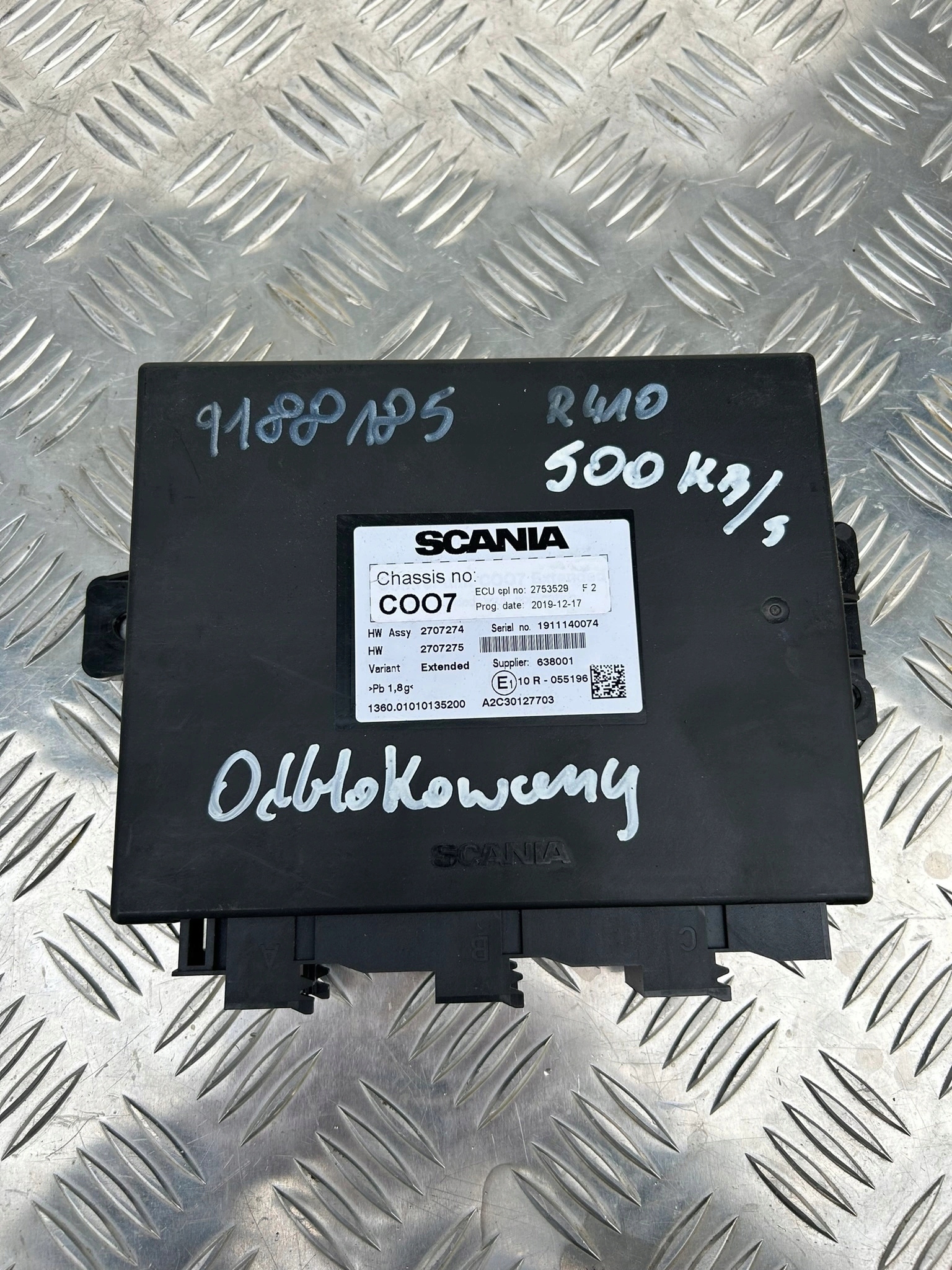 KOORDYNATOR ECU COO7 SCANIA R EURO 6 - obrazek 6