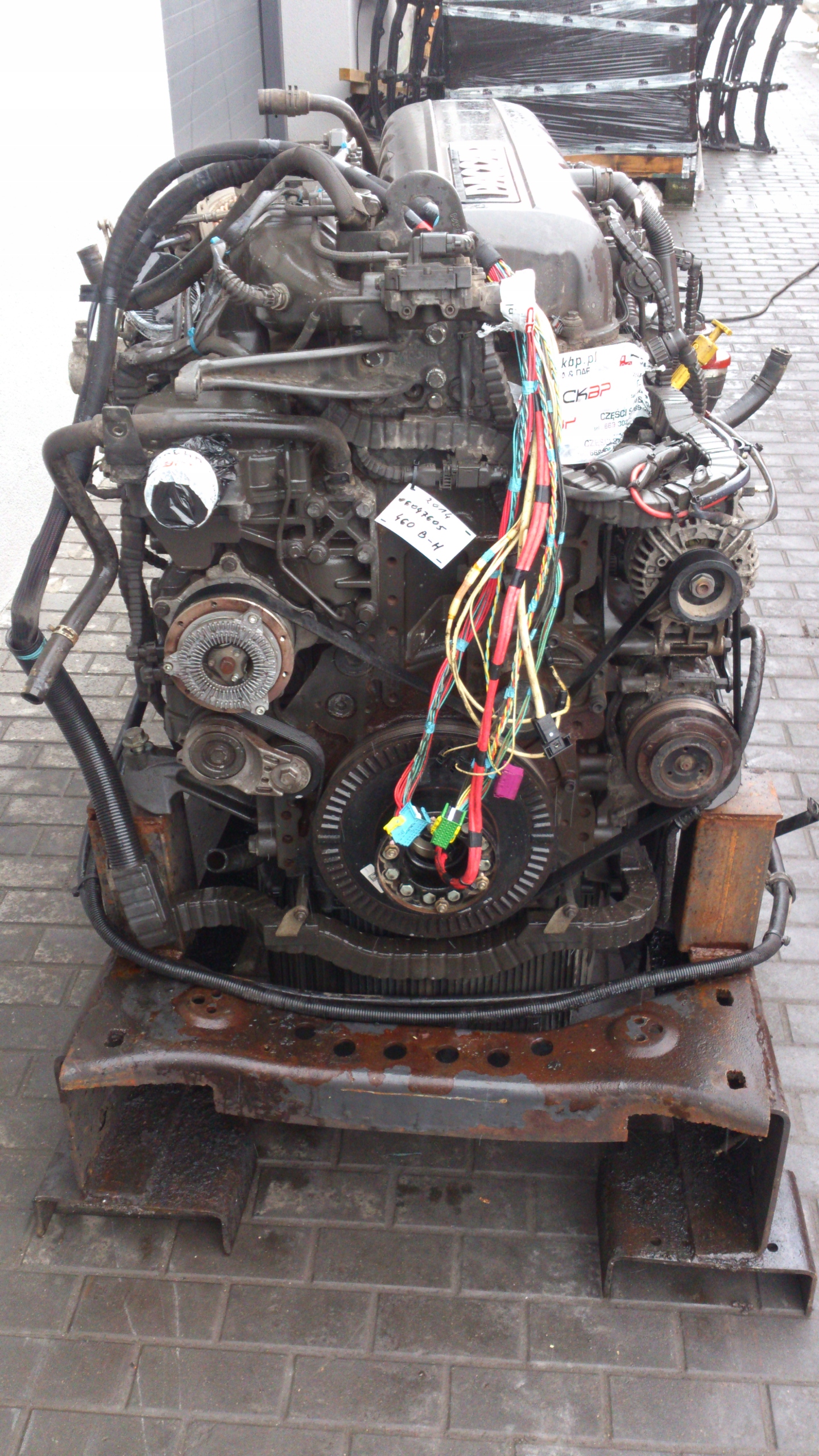 SILNIK BEZ OSPRZĘTU 460 KM DAF XF 106 EURO 6 - obrazek 6