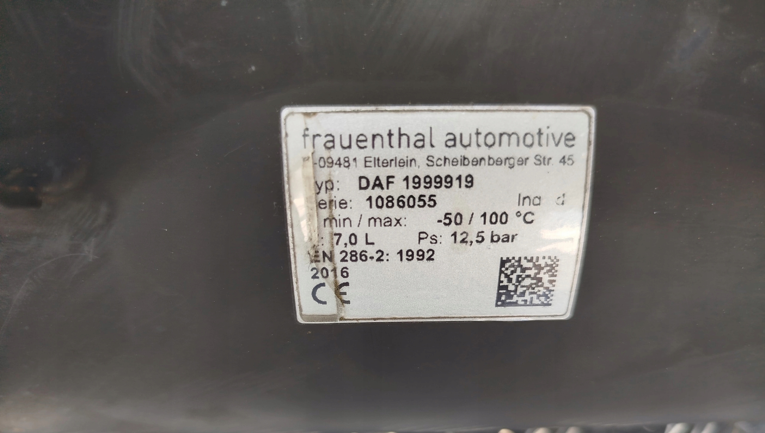 BUTLA ZBIORNIK POWIETRZA DAF XF 106 - obrazek 4