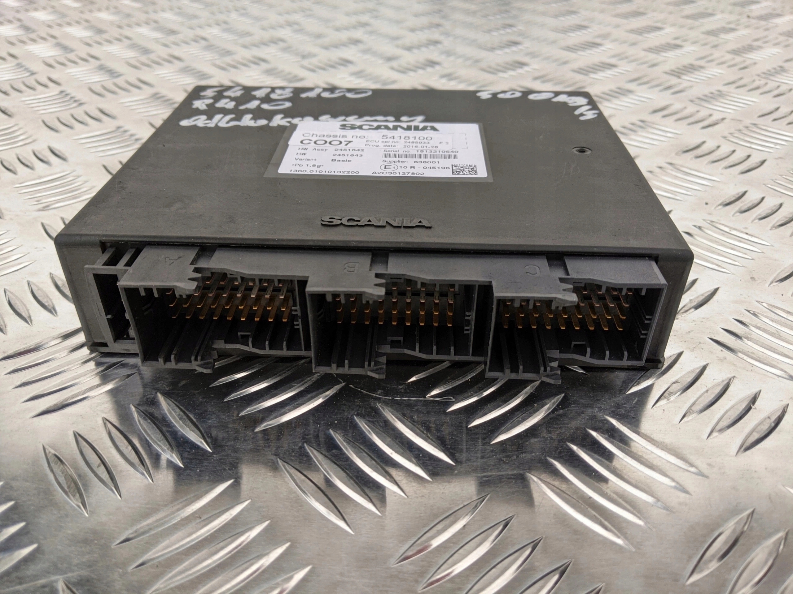 KOORDYNATOR ECU COO7 SCANIA R EURO 6