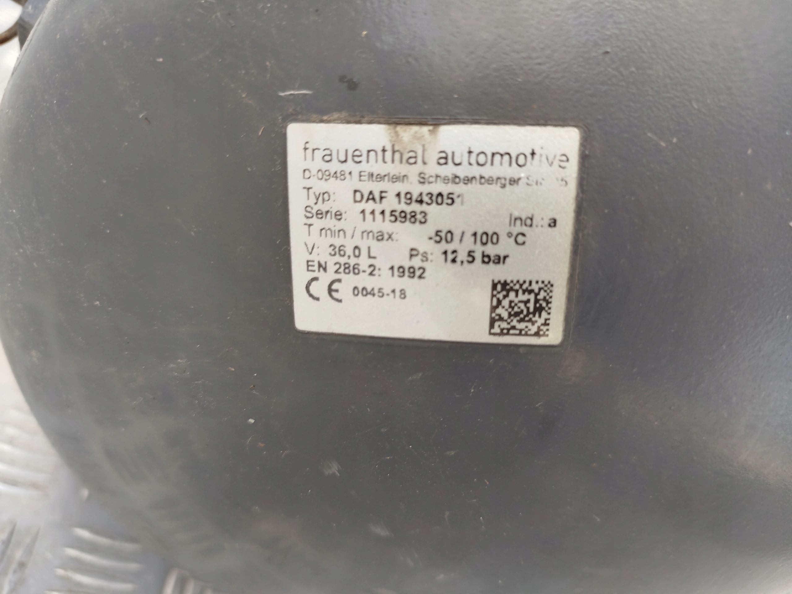 BUTLA ZBIORNIK POWIETRZA DAF XF 106 - obrazek 4