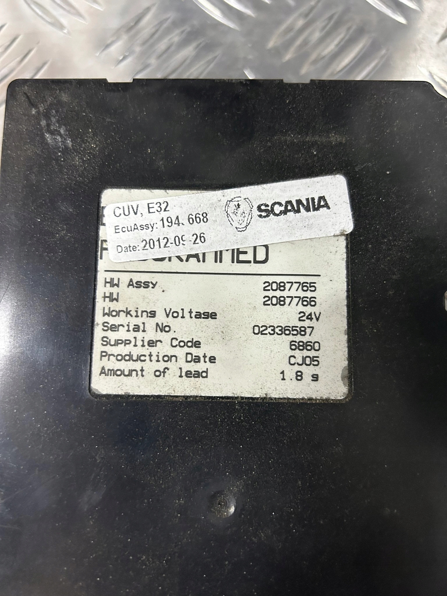 KOORDYNATOR STEROWNIK ŚWIATEŁ VIS CUV 1 SCANIA - obrazek 2