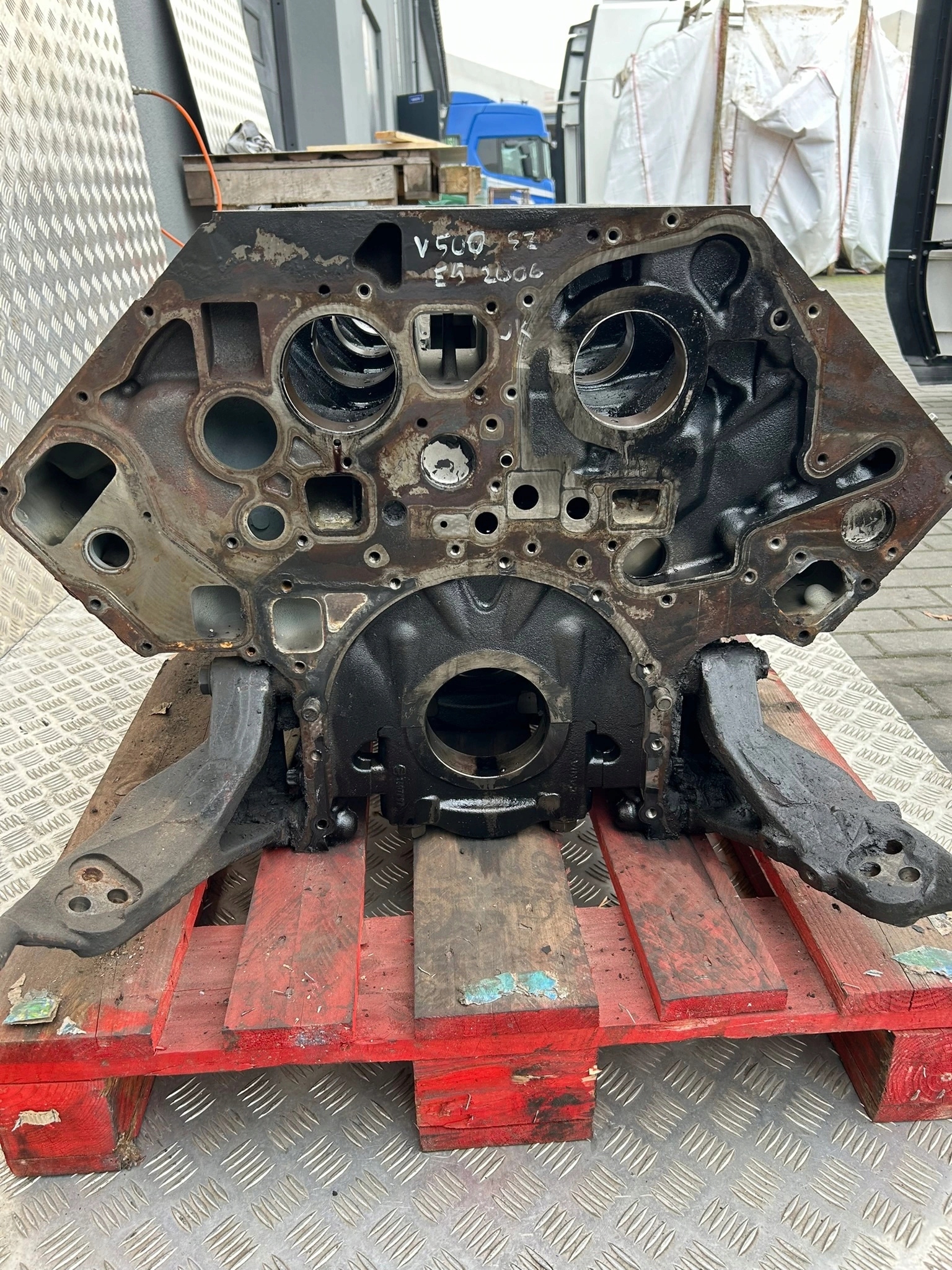 BLOK SILNIKA SCANIA R 500 560 580 620 V8 PDE 2007 ROK - obrazek 3