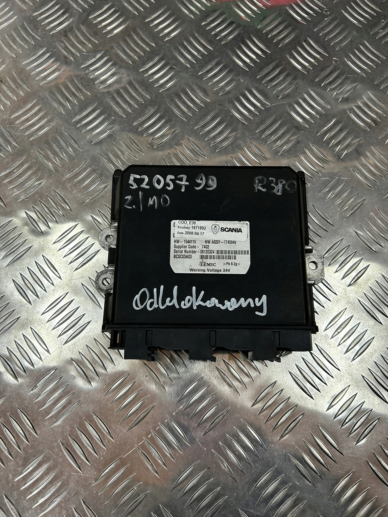 STEROWNIK KOMPUTER ECU COO7 SCANIA - obrazek 9