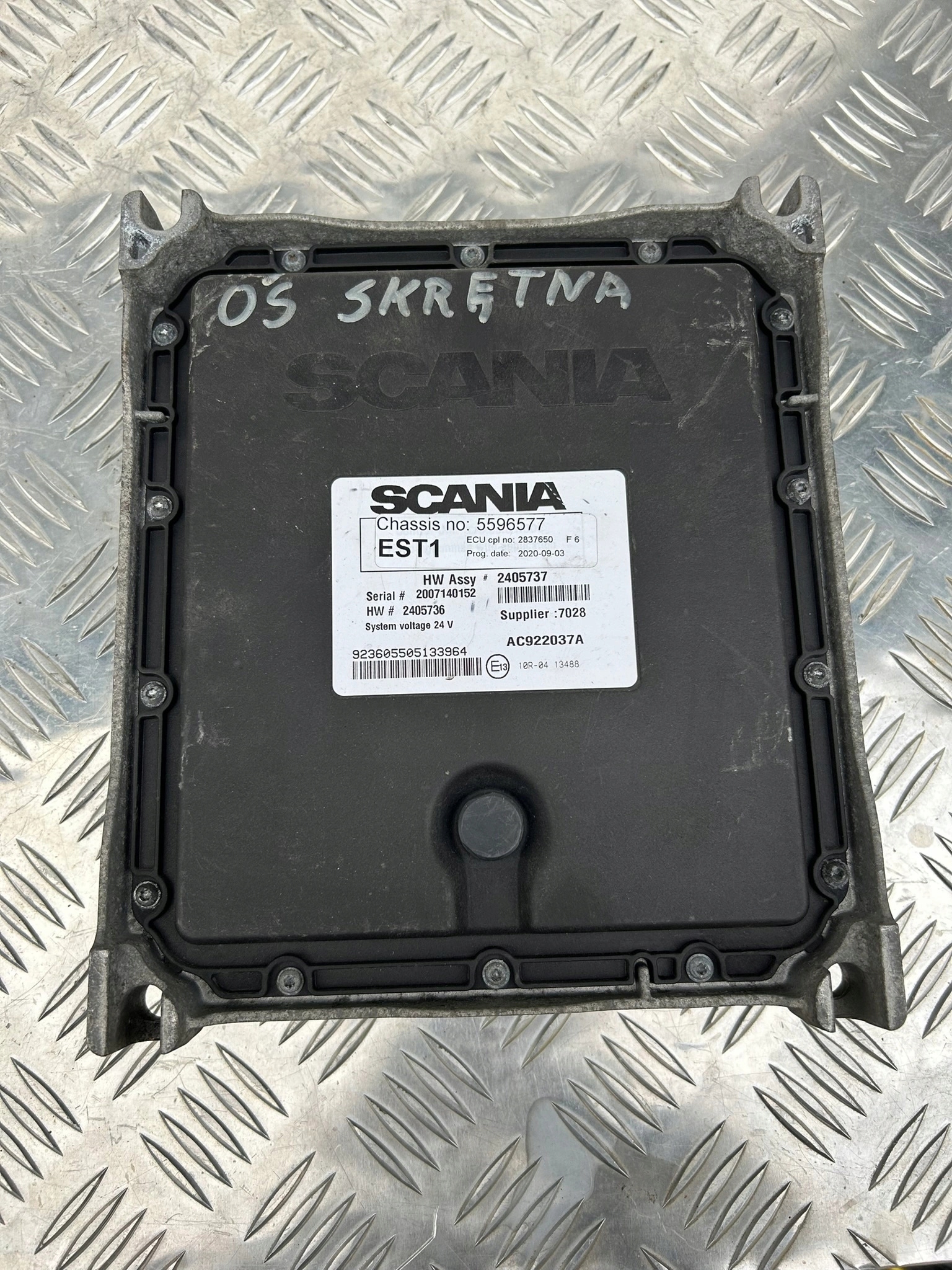 STEROWNIK OSI SKRĘTNEJ EST 1 SCANIA NTG - obrazek 11