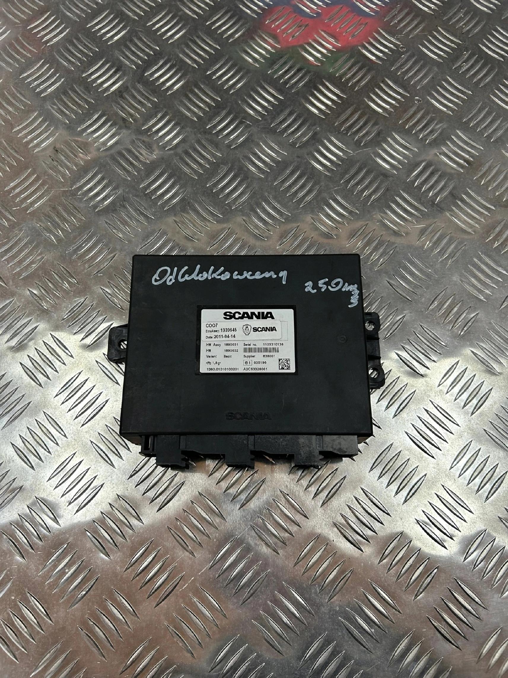 STEROWNIK KOMPUTER ECU COO7 SCANIA