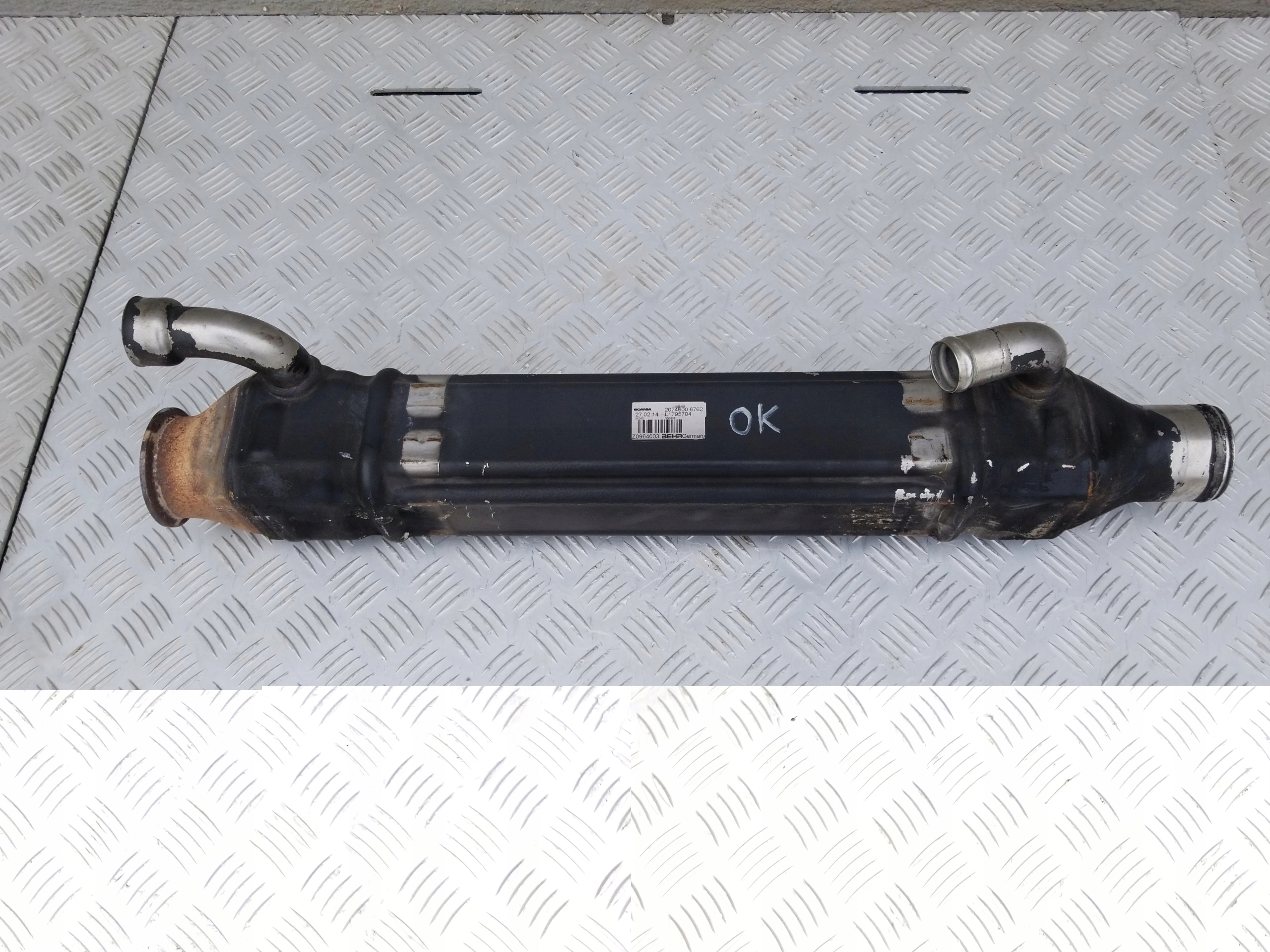 CHŁODNICA EGR SCANIA R EURO 6