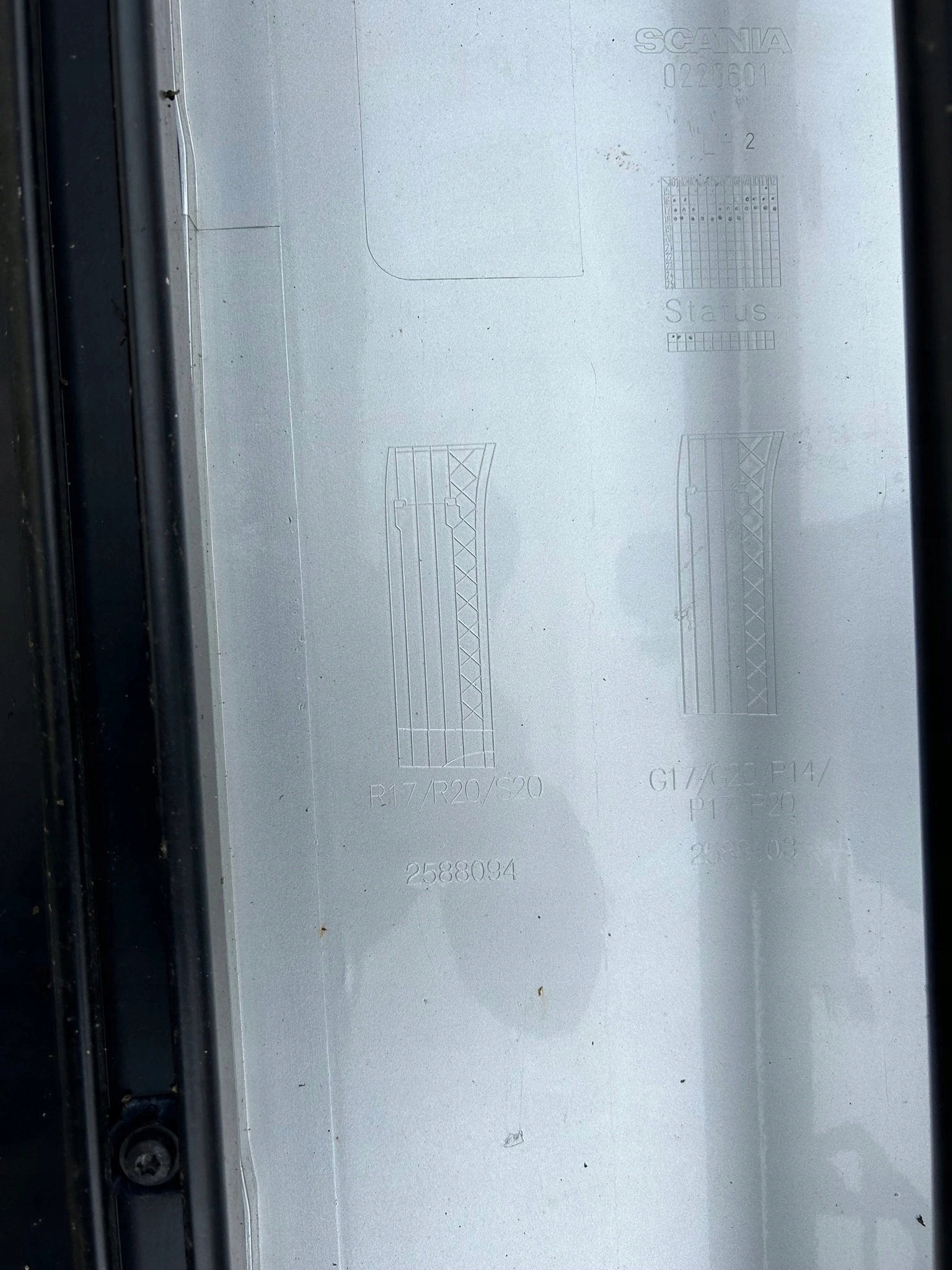 BOCZNY SPOJLER KABINY SCANIA NTG R LEWY - obrazek 4