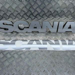 NAKLEJKA CHROMOWANA NOWA NA NAPIS SCANIA R