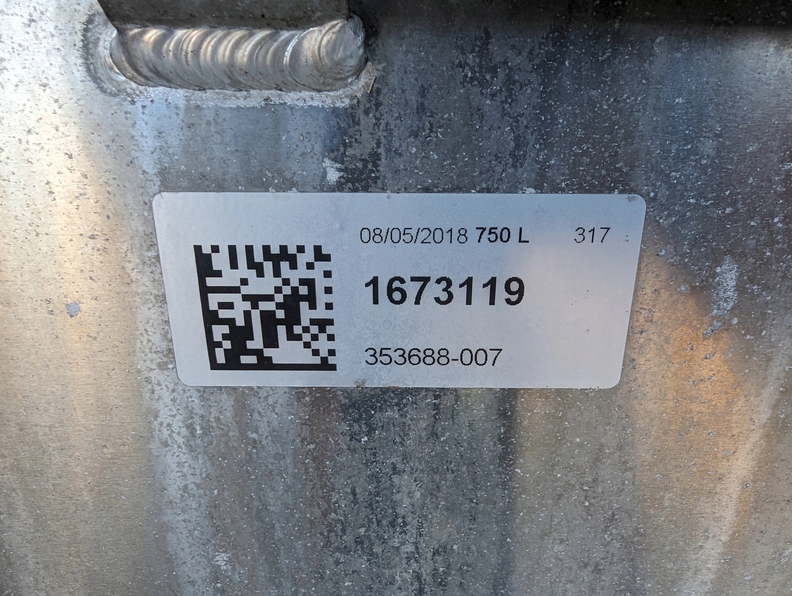 ZBIORNIK PALIWA BAK 750 LITRÓW DAF XF 106 2018 ROK - obrazek 4