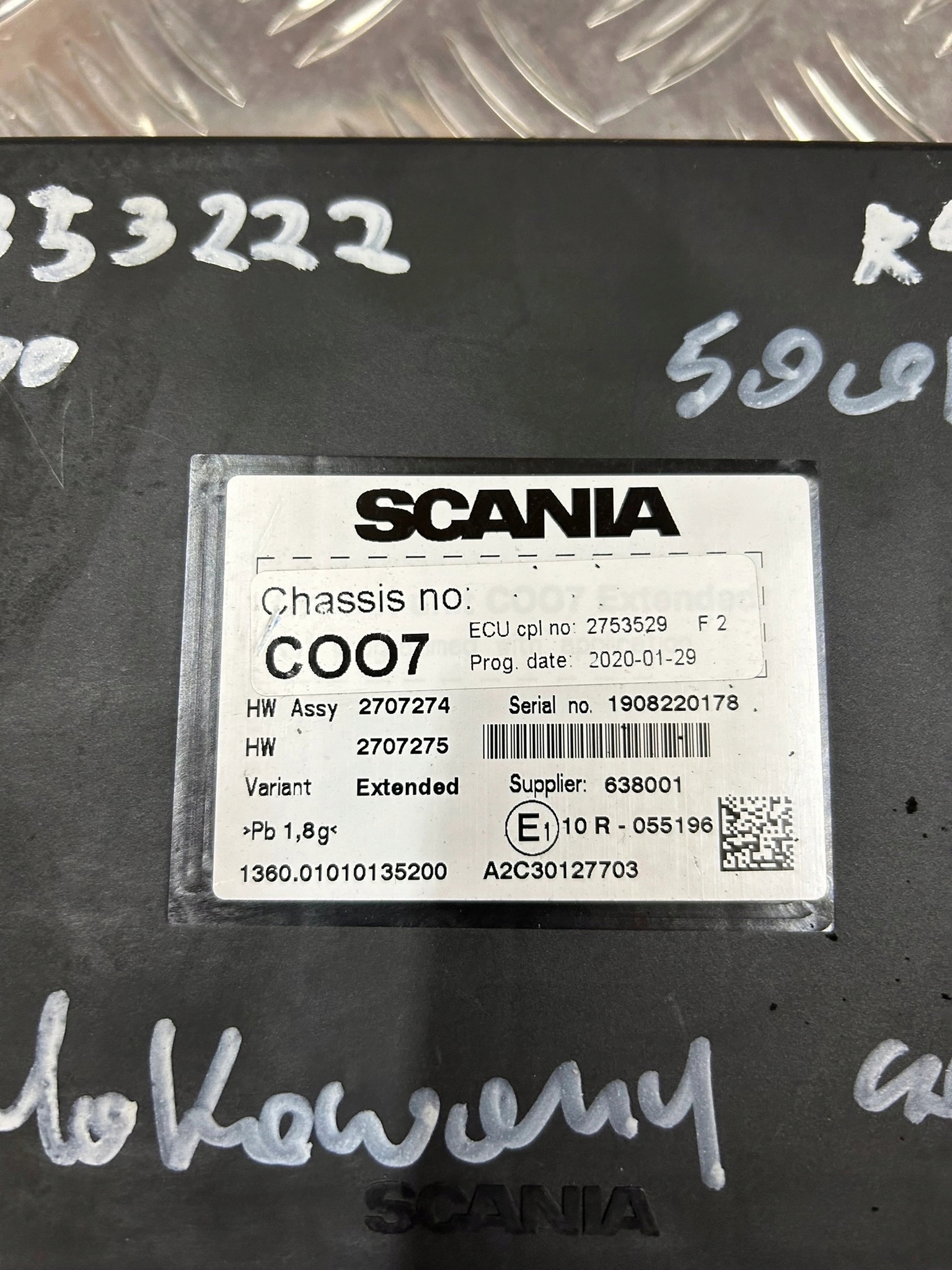 STEROWNIK KOMPUTER ECU COO7 SCANIA - obrazek 6