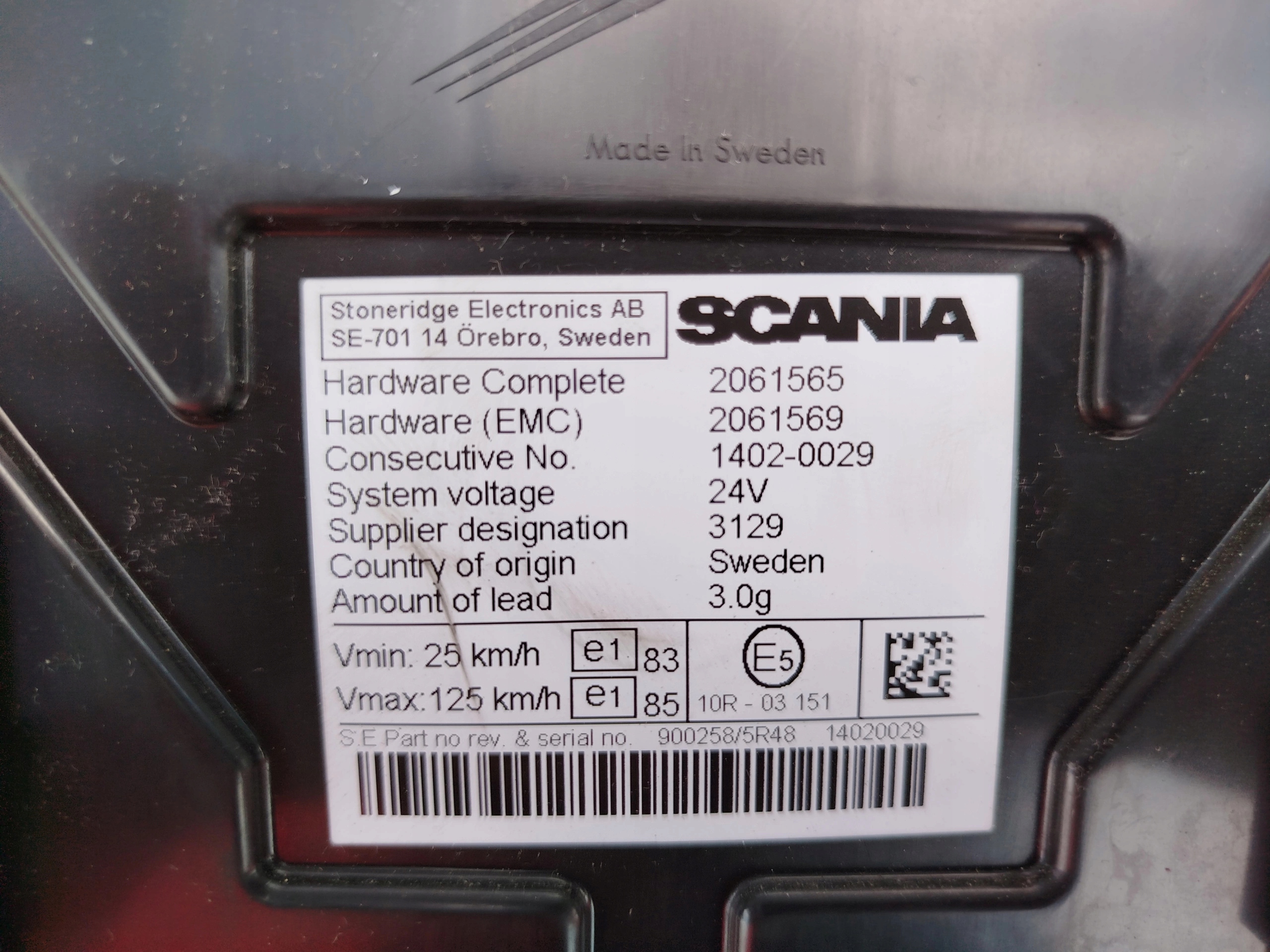 ZEGARY DUŻY WYŚWIETLACZ SCANIA STREAMLINE EURO 6 - obrazek 8