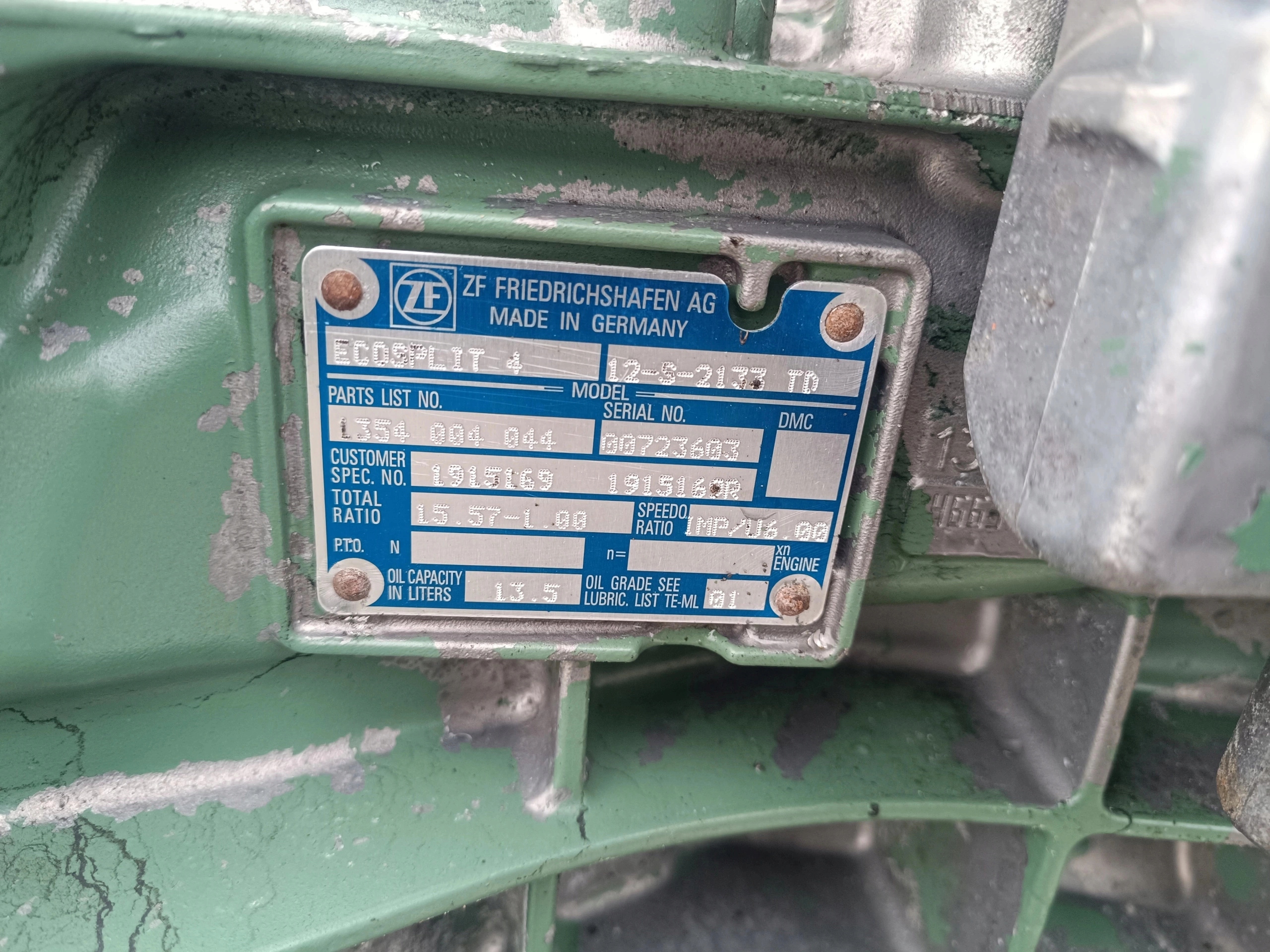 SKRZYNIA BIEGÓW 12S 2333 TD DAF XF 105 XF 106 - obrazek 3