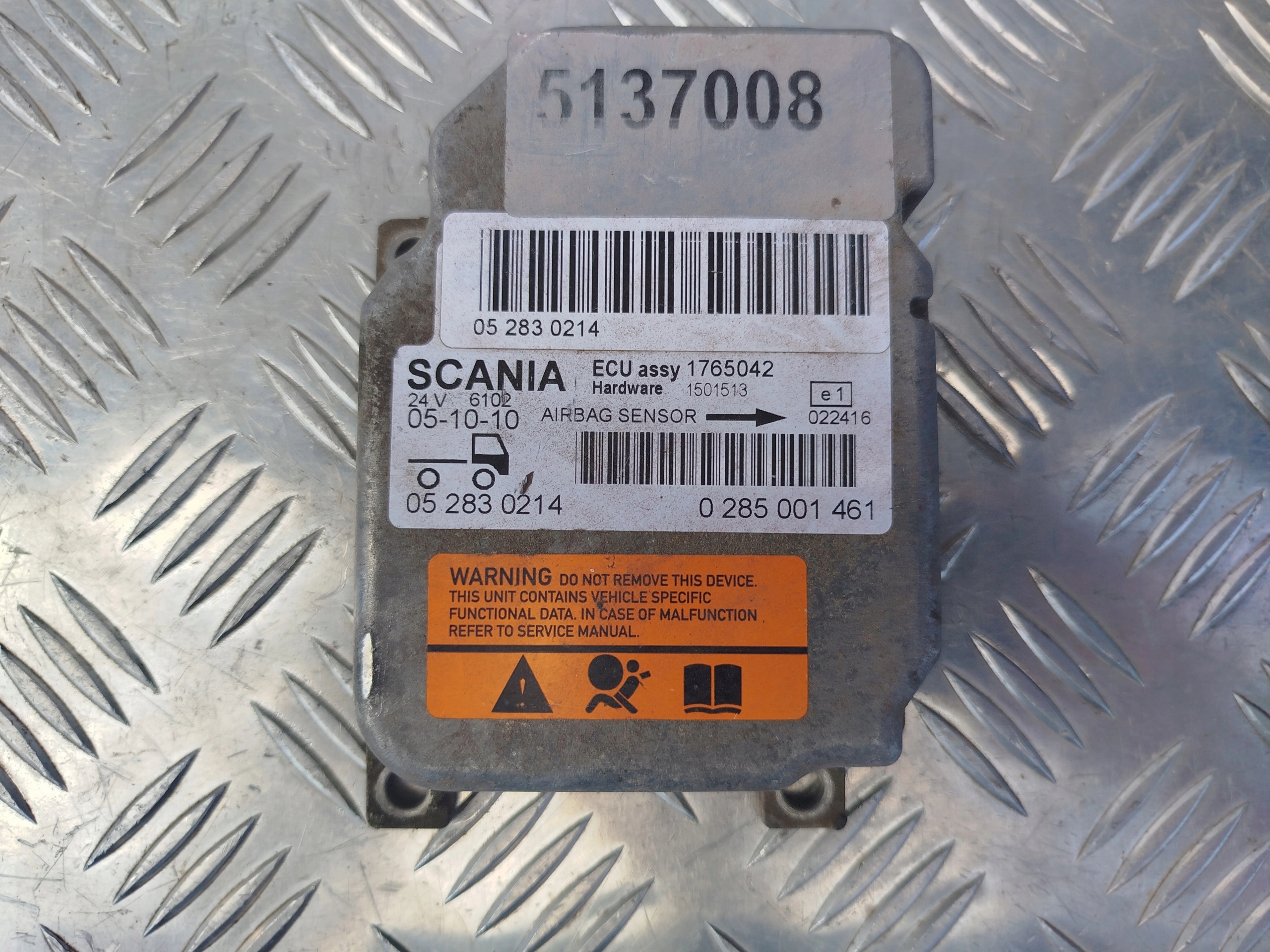 STEROWNIK PODUSZKI AIRBAG SCANIA R - obrazek 3