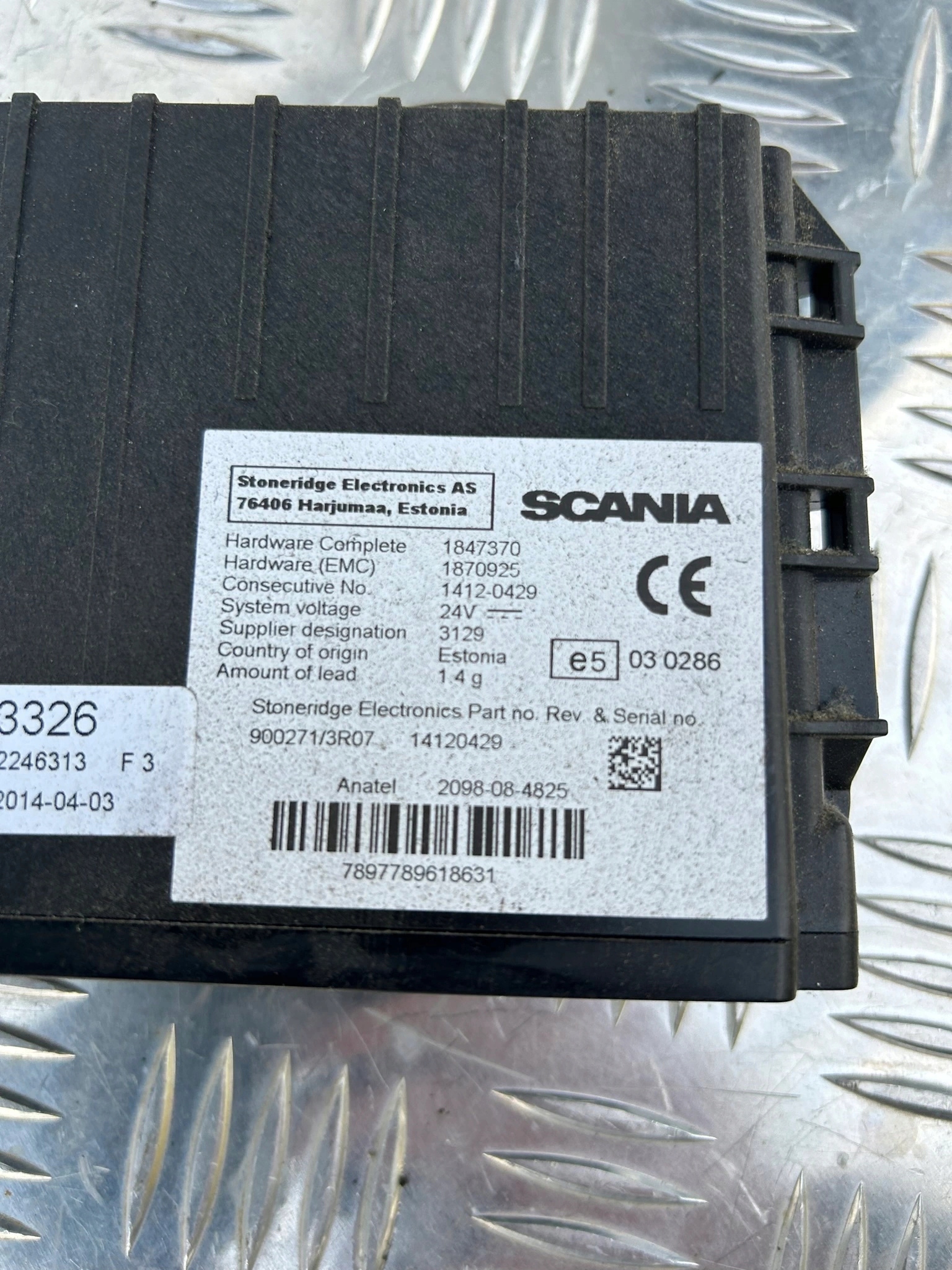 STEROWNIK DO CENTRALNEGO ZAMKA SCANIA R LAS2 - obrazek 2