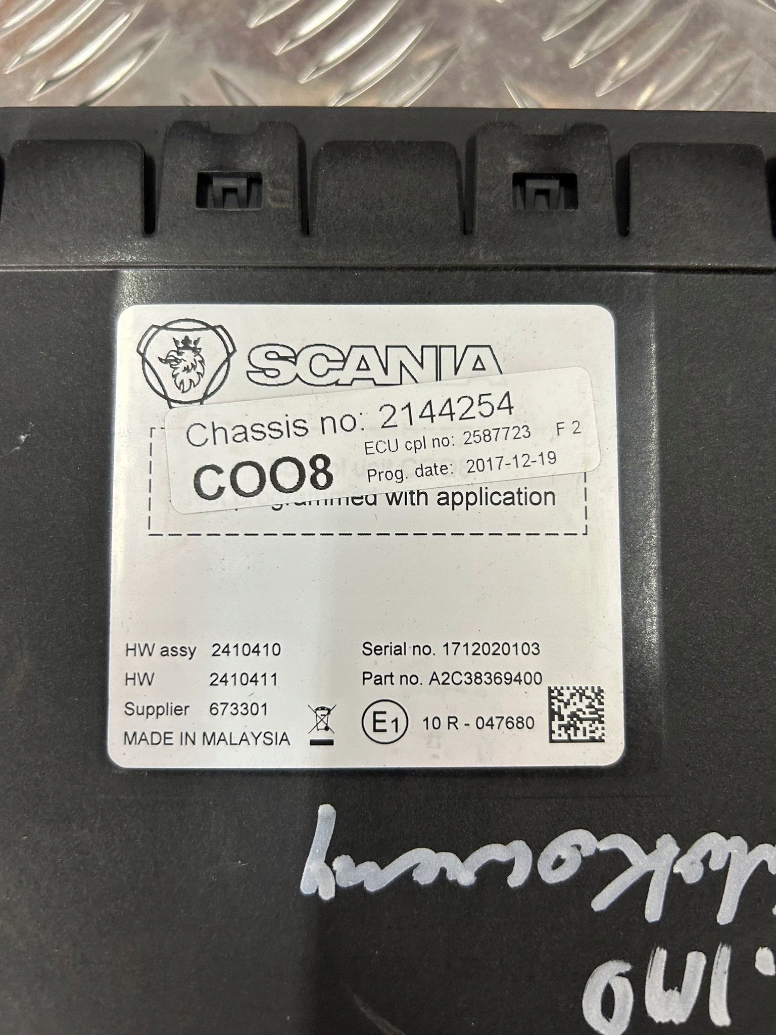 STEROWNIK KOMPUTER ECU COO7 SCANIA - obrazek 4