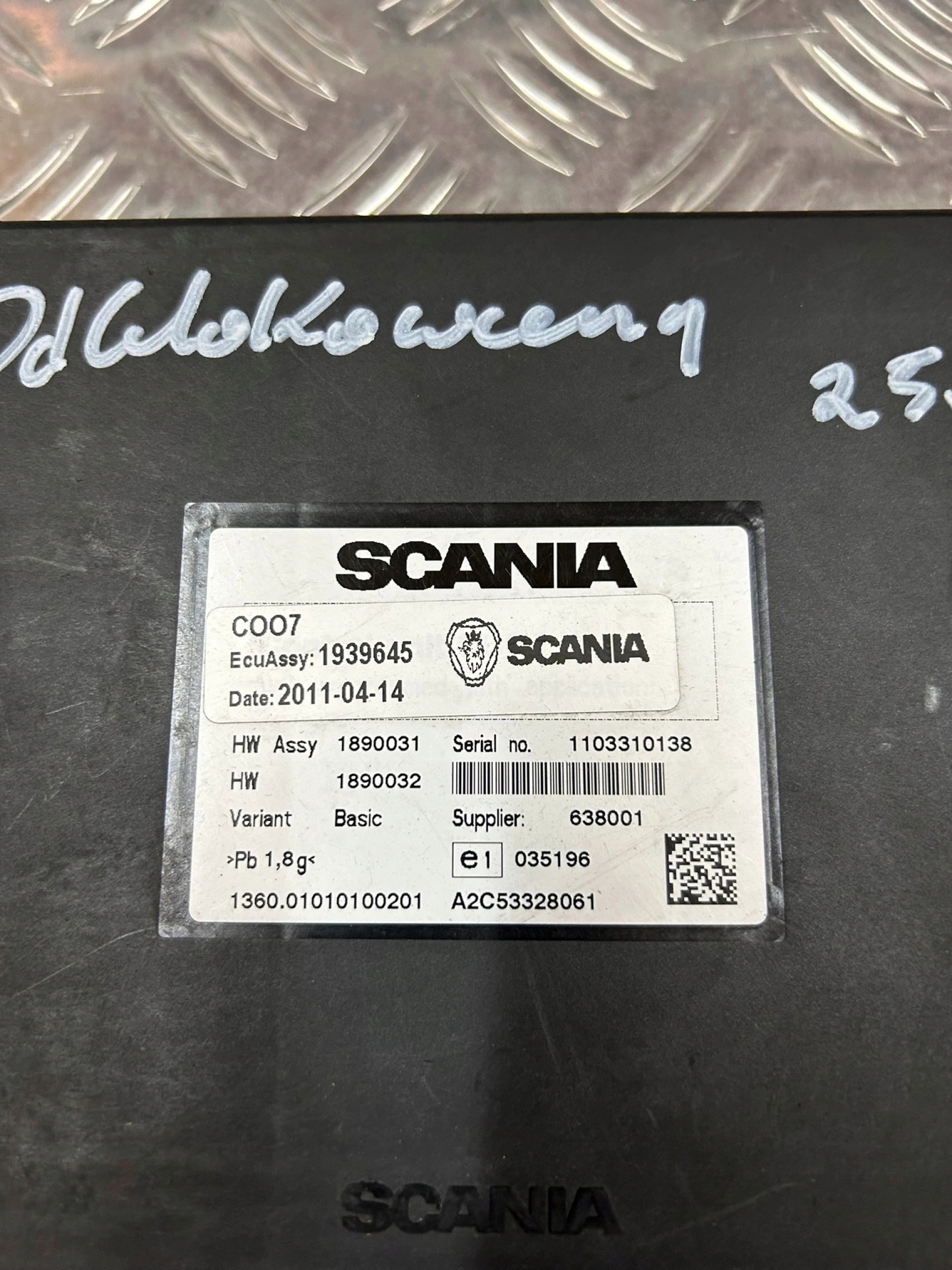 STEROWNIK KOMPUTER ECU COO7 SCANIA - obrazek 2