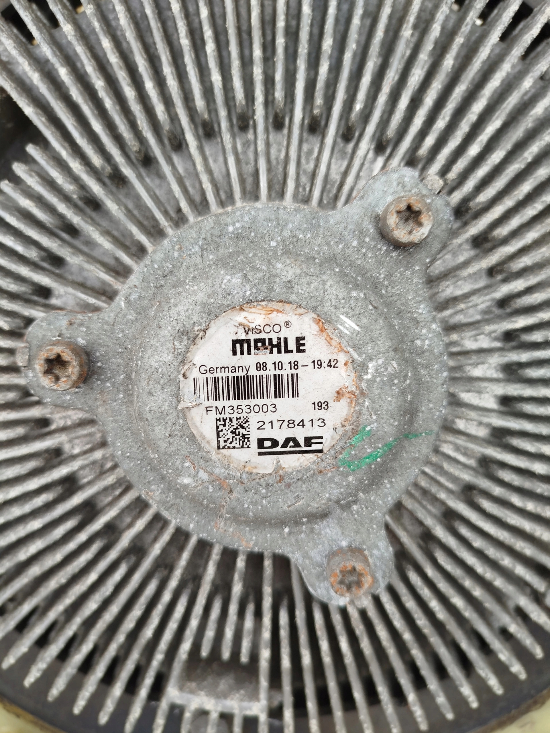 VISKO WISKO WISKOZA WENTYLATOR DAF XF 106 LIFT - obrazek 3