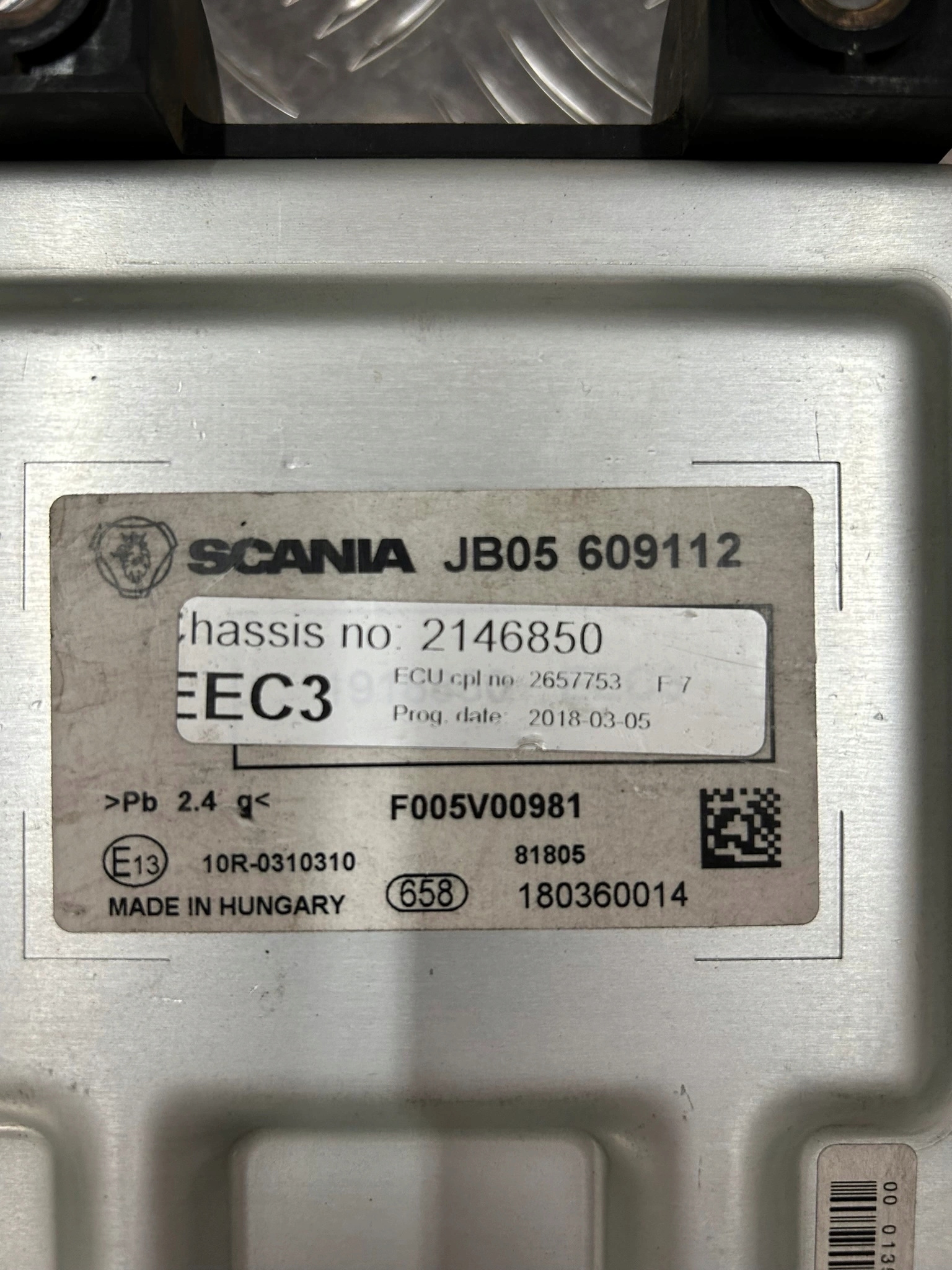 STEROWNIK MODUŁ ADBLUE EEC3 SCANIA R - obrazek 2