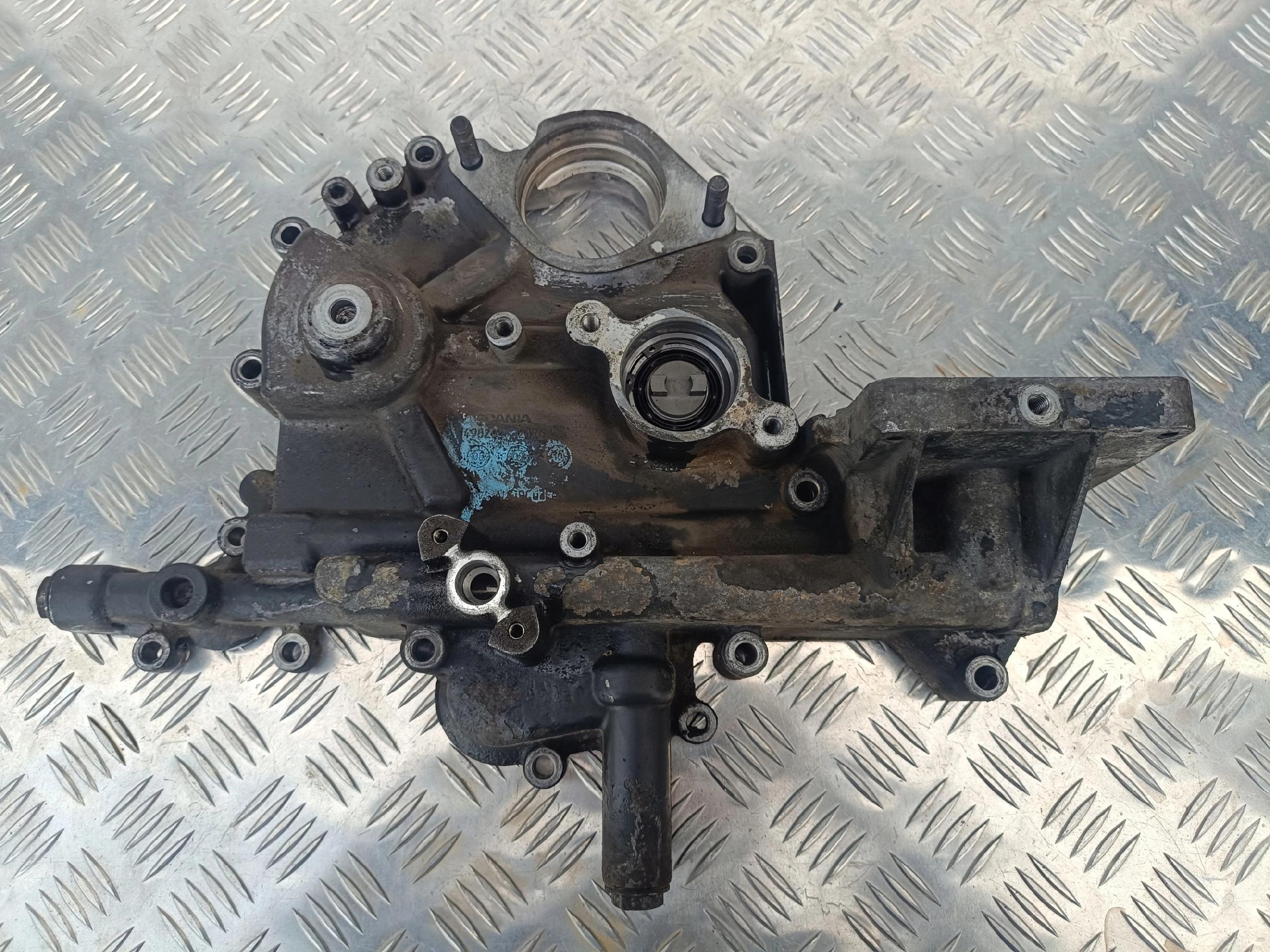 OBUDOWA POKRYWA SILNIKA PODSTAWA FILTRA OLEJU SCANIA R V 500 - obrazek 2