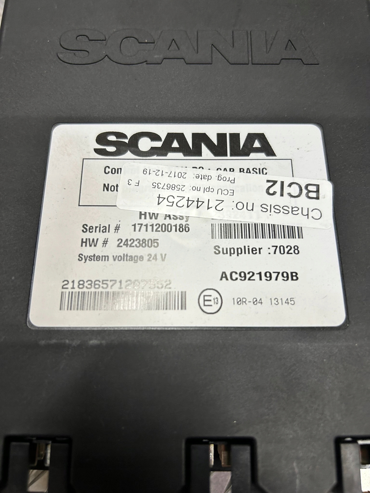 STEROWNIK MODUŁ ZABUDOWY BCI2 SCANIA NTG - obrazek 6