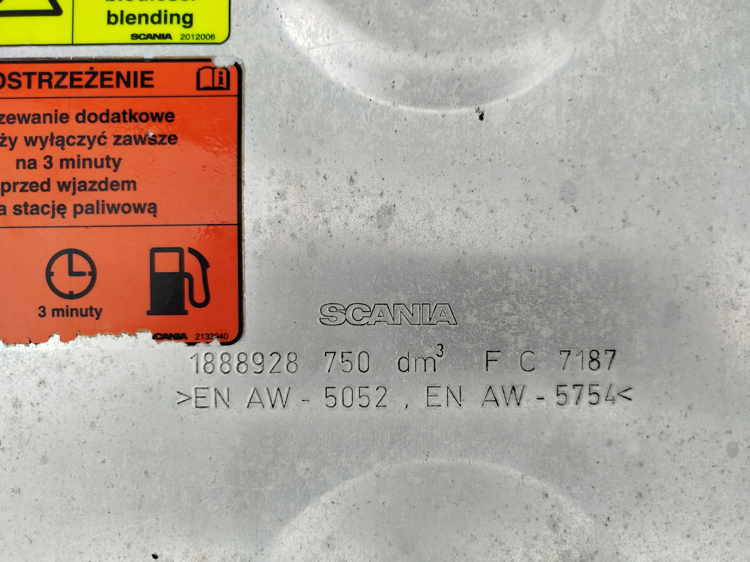 ZBIORNIK PALIWA SCANIA 600L - obrazek 6