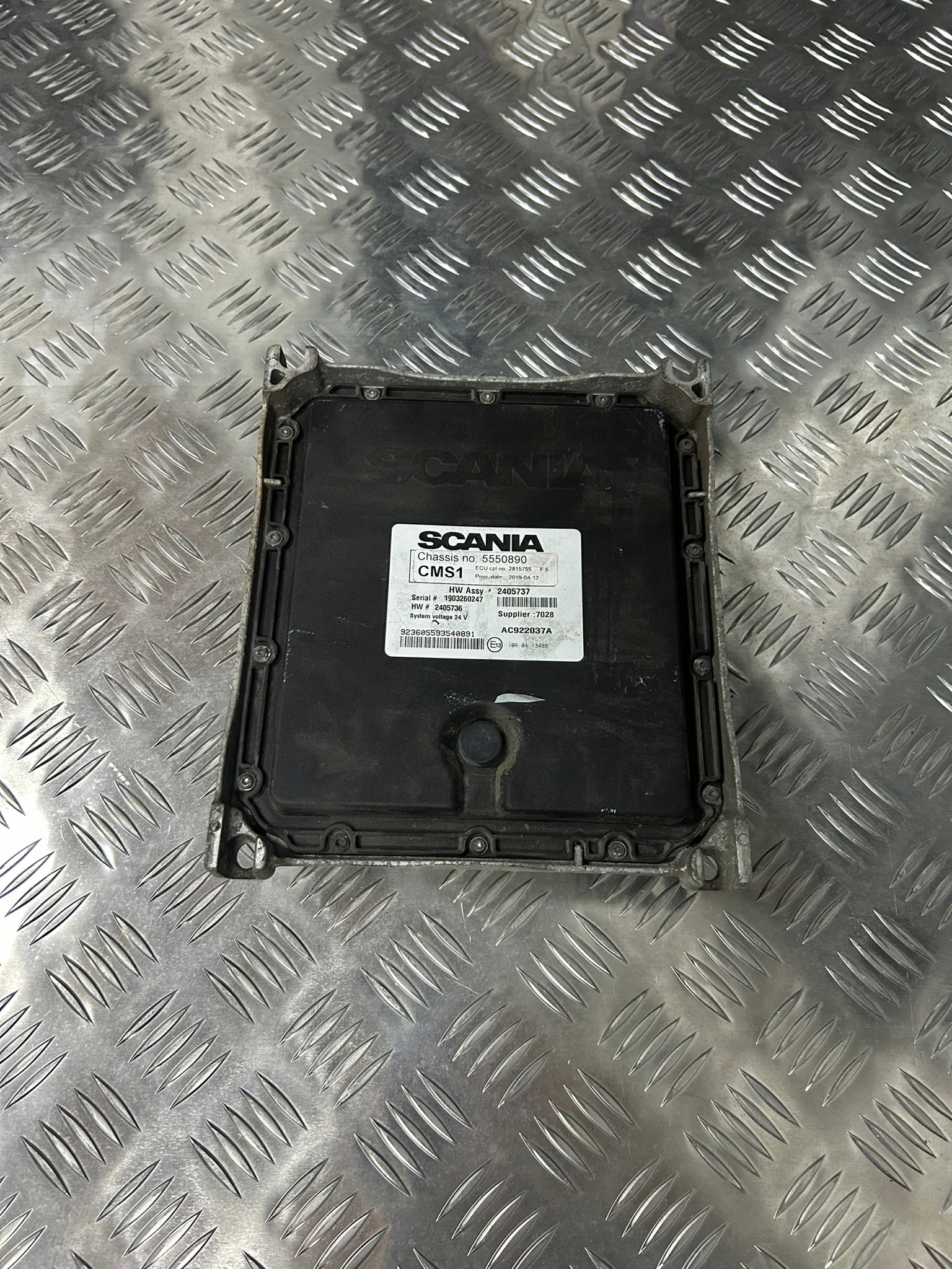 KOMPUTER STEROWNIK ZAWIESZENIA PODWOZIA ECU CMS1 SCANIA NTG