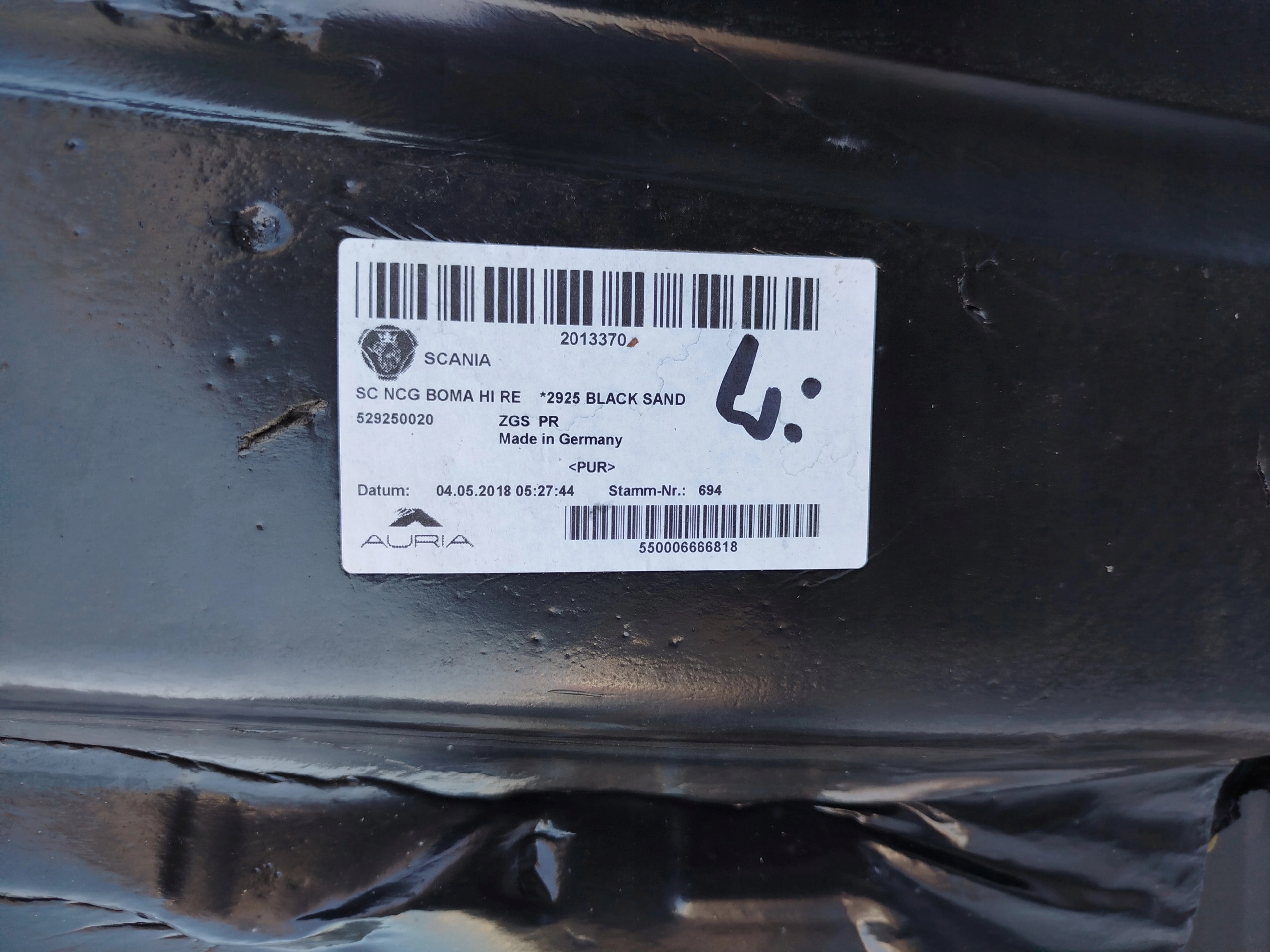 GUMA WYKŁADZINA PODŁOGI MATA IZOLACYJNA PRAWA SCANIA G NTG - obrazek 4