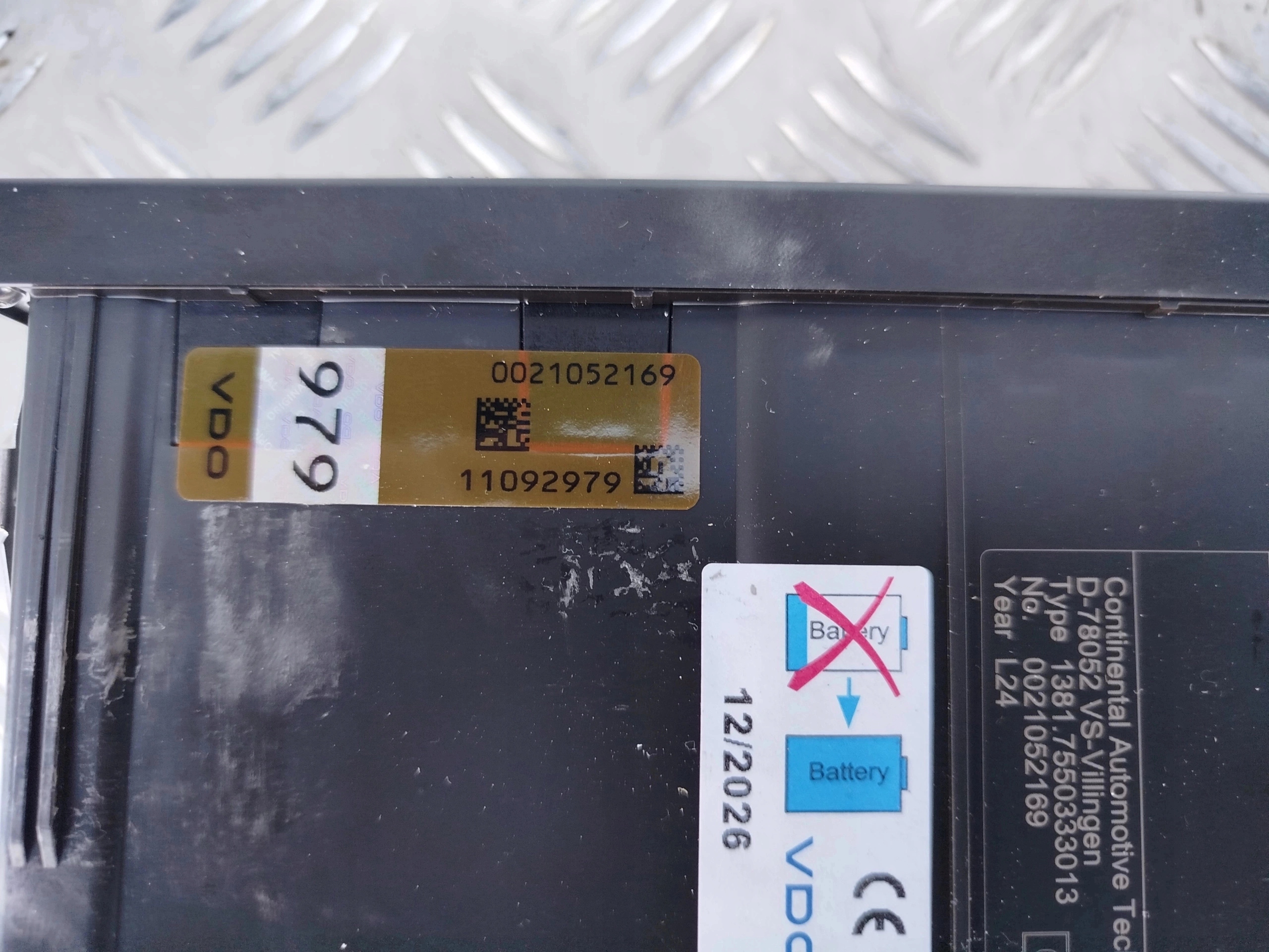 TACHOGRAF VDO DAF KOMPLETNY NOWY TYP AAA235990020 - obrazek 5