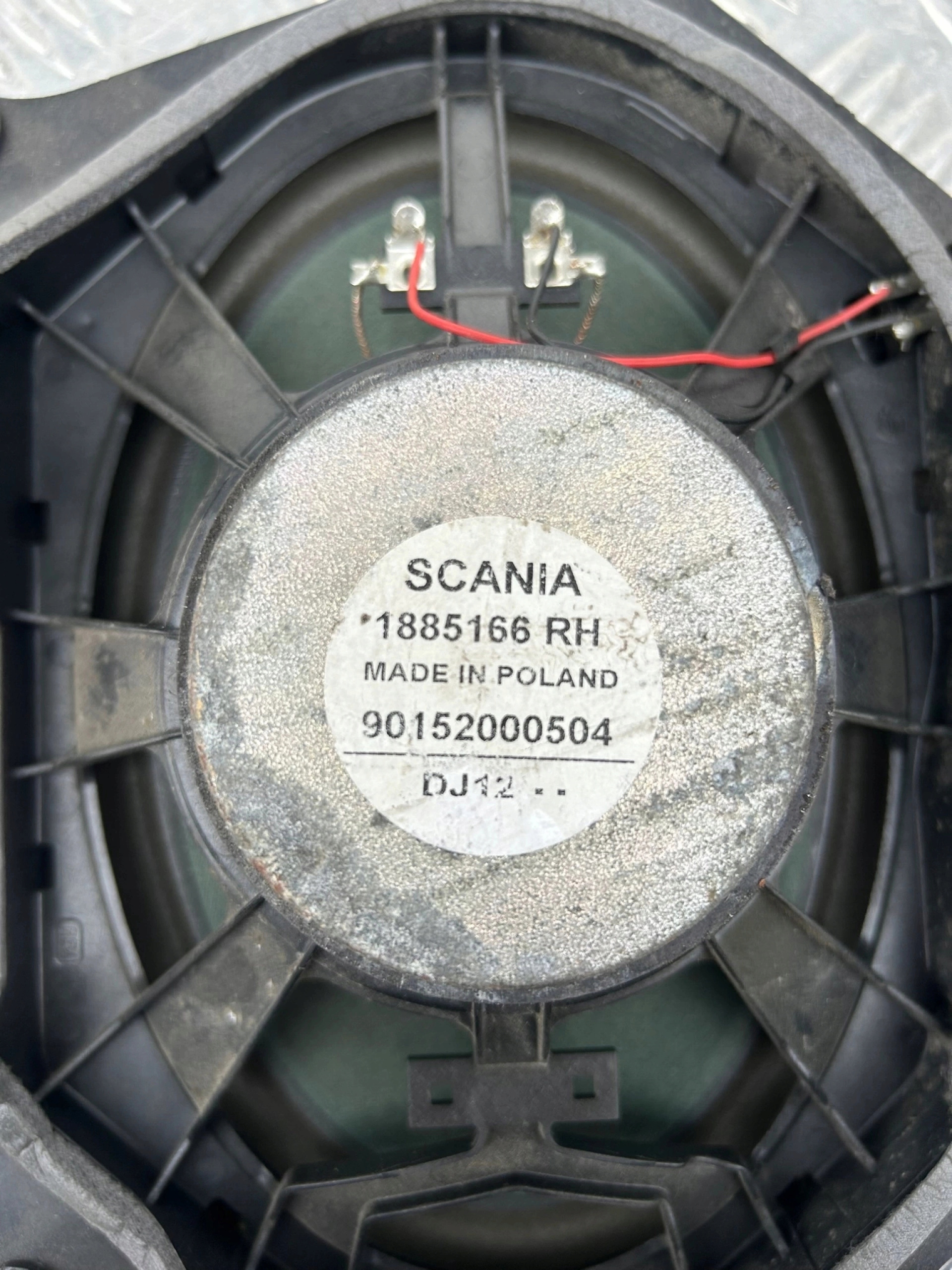 GŁOŚNIK DRZWI 2-PIN SCANIA R LEWA STRONA 1885165 - obrazek 8