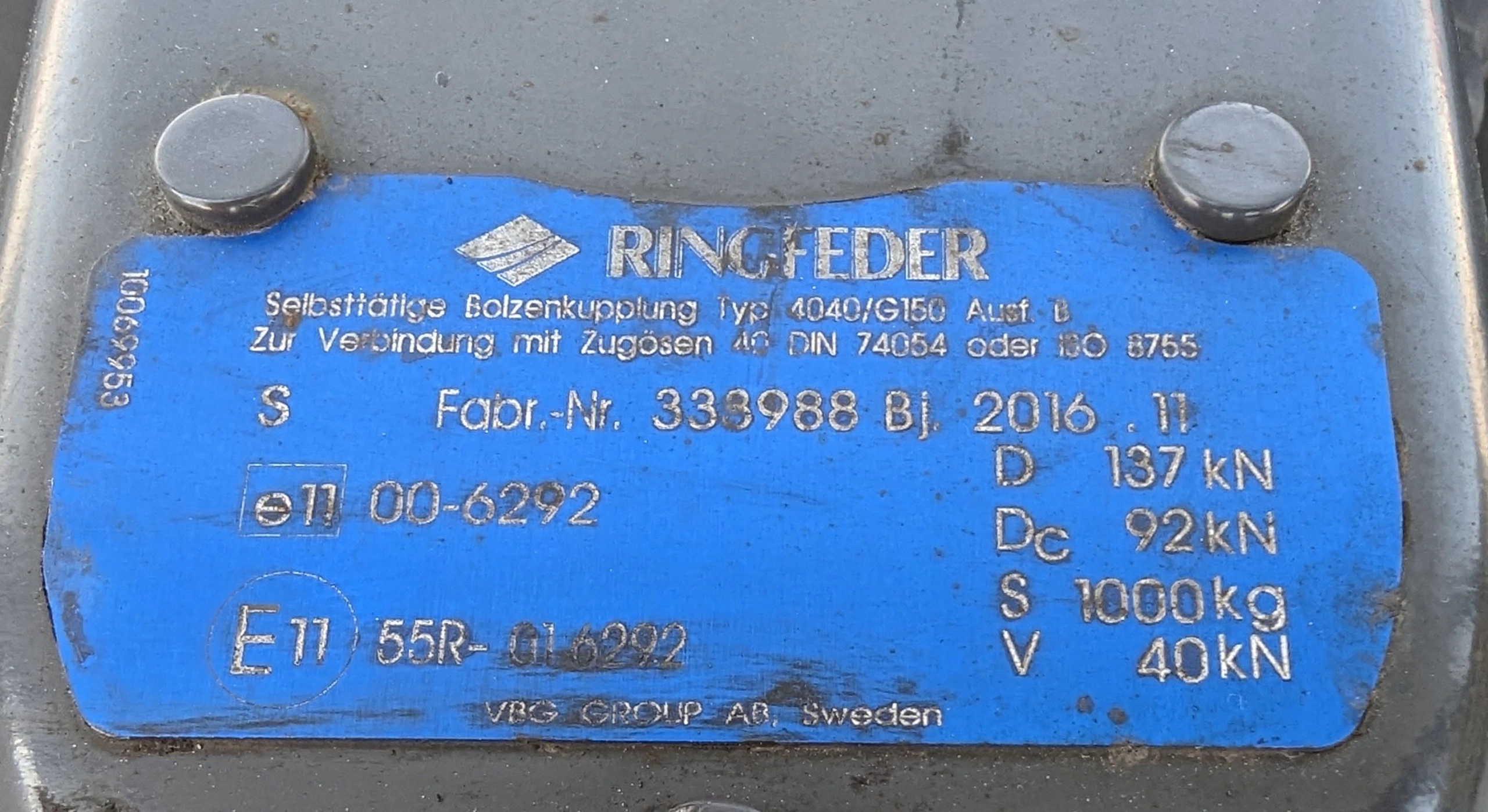 ZACZEP SPRZĘG RINGFEDER DAF - obrazek 10