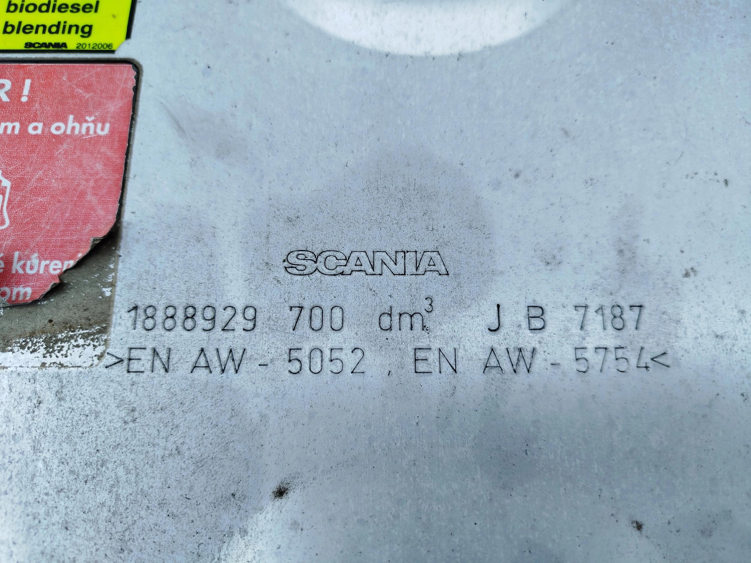 ZBIORNIK PALIWA SCANIA XW 700L - obrazek 5