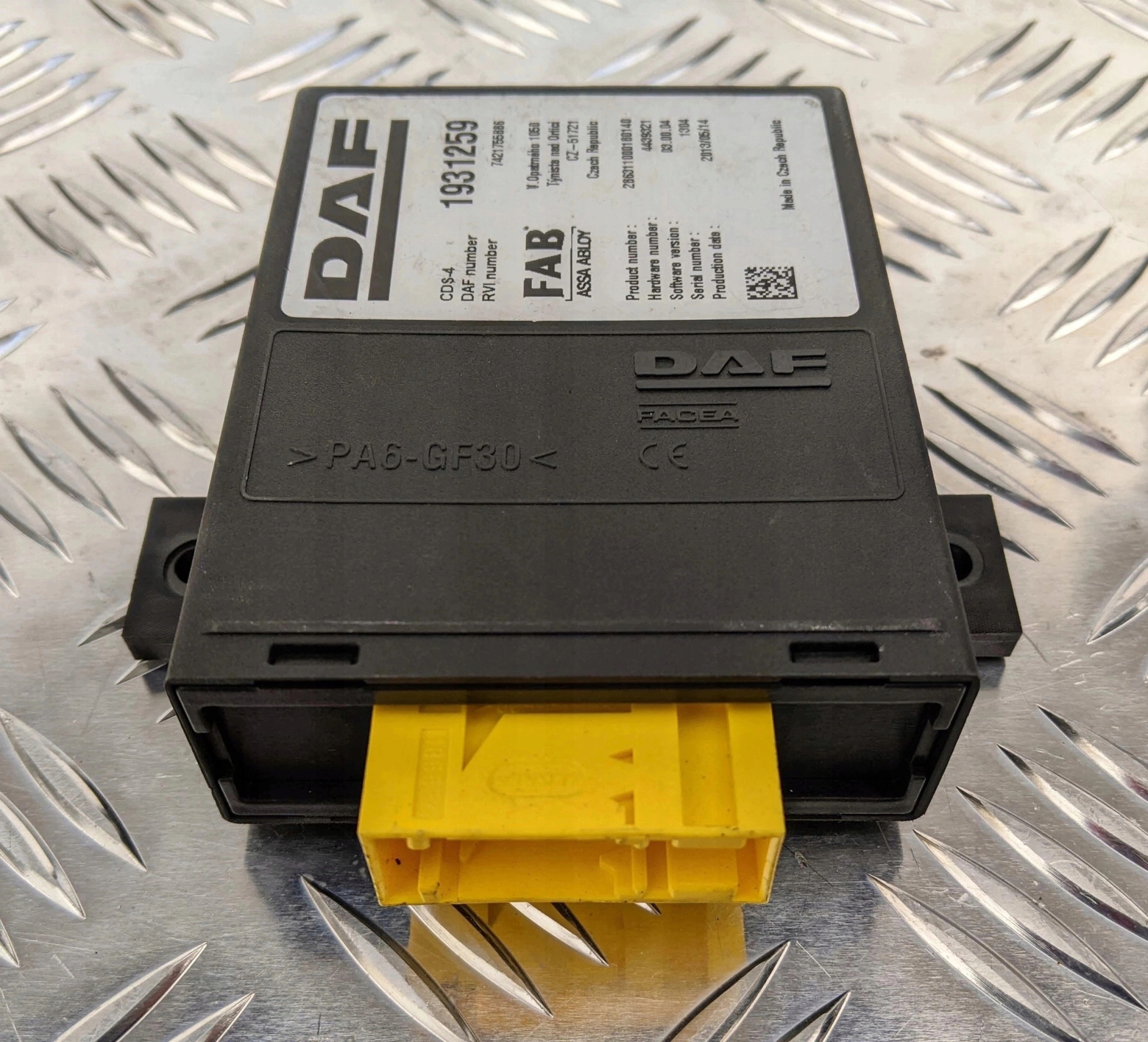 DAF XF 106 EURO 6 STEROWNIK FAB CDS 4