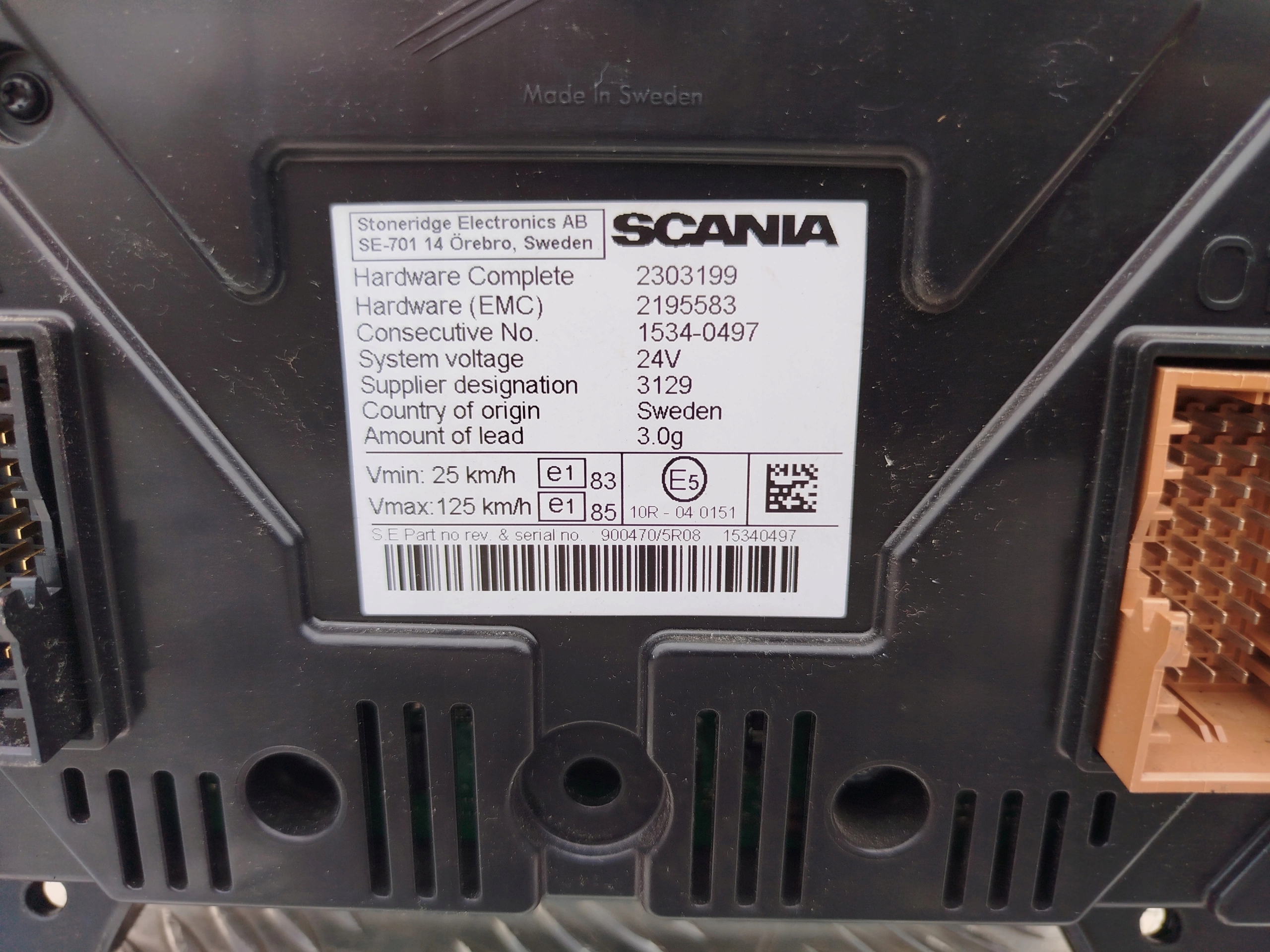 ZEGARY DUŻY WYŚWIETLACZ SCANIA STREAMLINE EURO 6 - obrazek 4