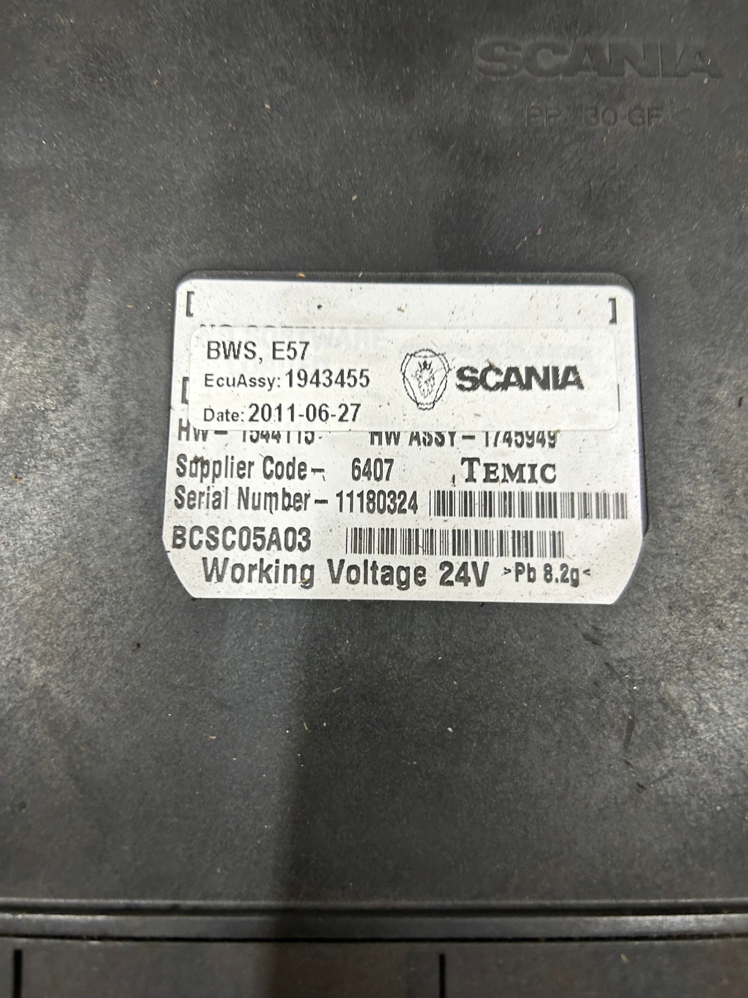 STEROWNIK BWS1 SCANIA R - obrazek 2