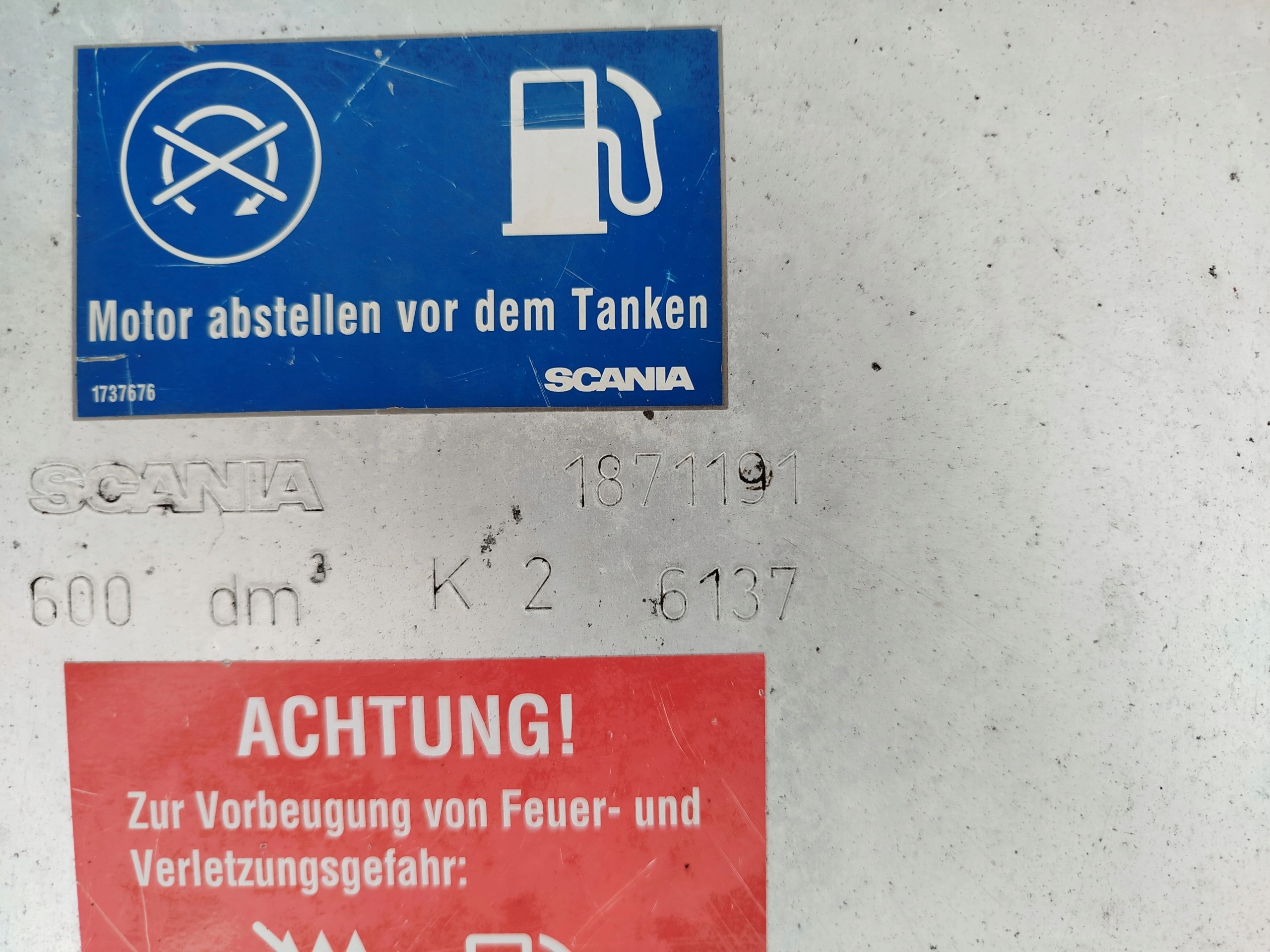 ZBIORNIK PALIWA SCANIA 600L - obrazek 3