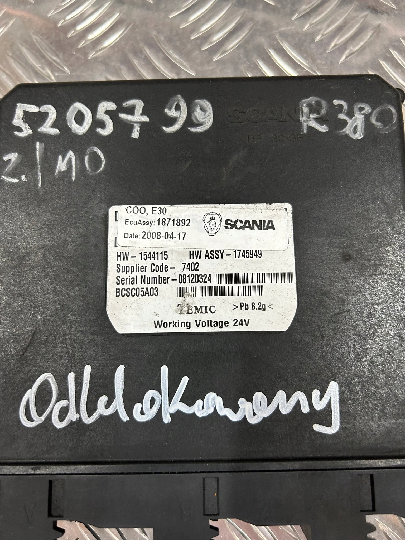 STEROWNIK KOMPUTER ECU COO7 SCANIA - obrazek 10