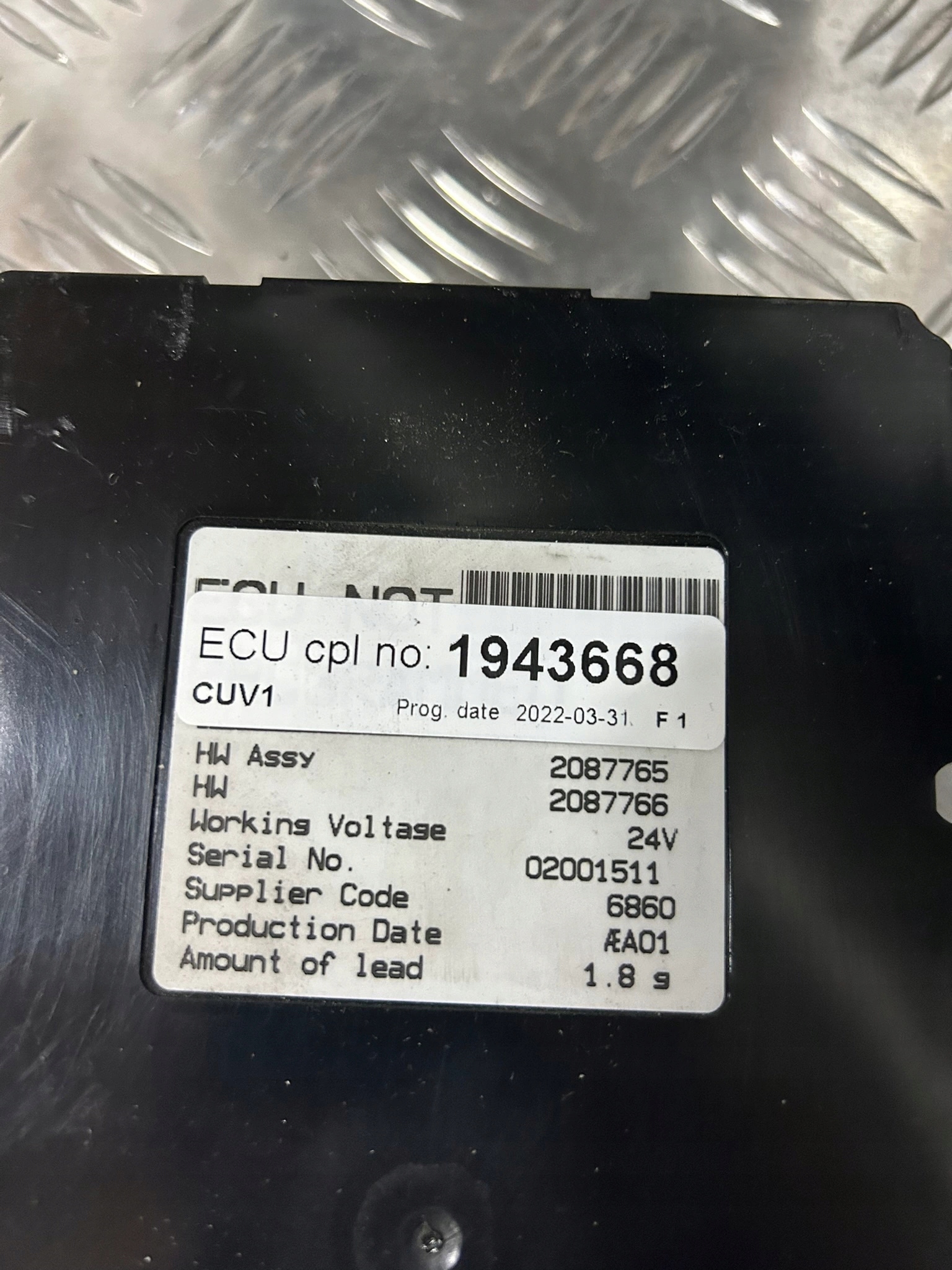 KOORDYNATOR STEROWNIK ŚWIATEŁ VIS CUV 1 SCANIA 2022 ROK 1943668 - obrazek 2