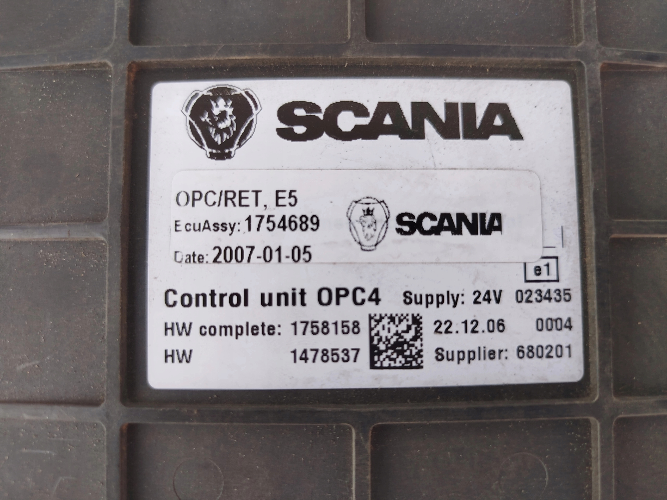 STEROWNIK SKRZYNI BIEGÓW RETARDERA OPC4 SCANIA - obrazek 4