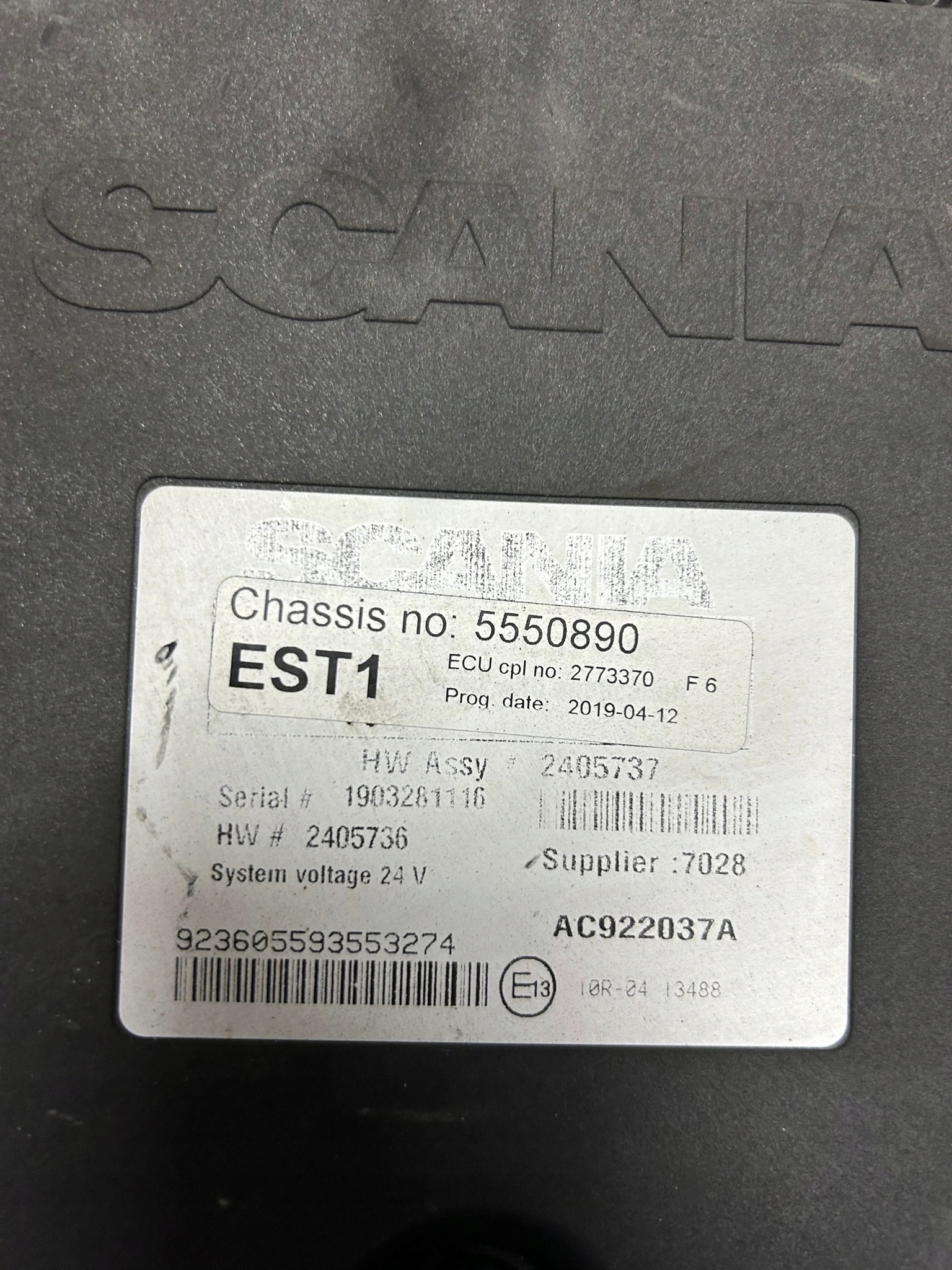 STEROWNIK OSI SKRĘTNEJ EST 1 SCANIA NTG - obrazek 4