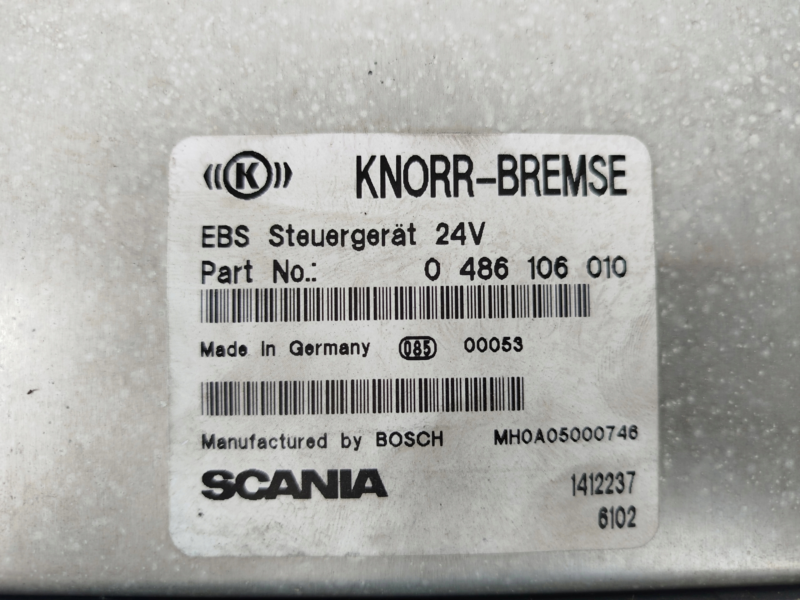 STEROWNIK EBS SCANIA 4 1412237 - obrazek 3