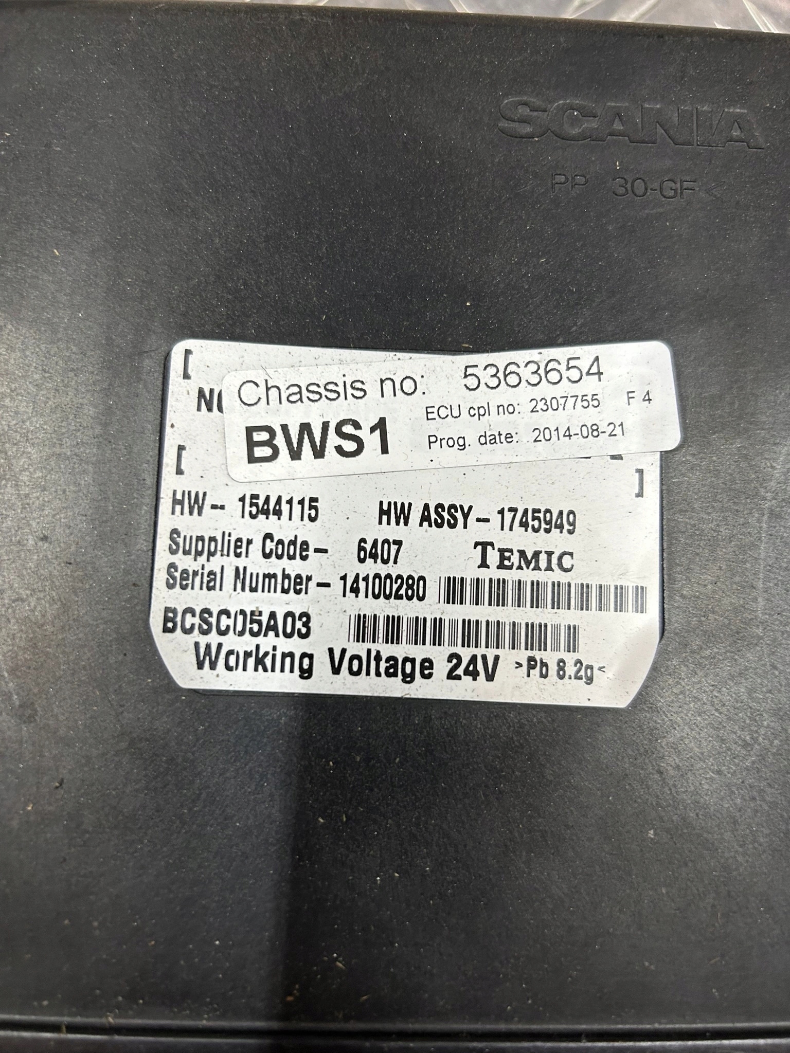 STEROWNIK BWS1 SCANIA R - obrazek 8