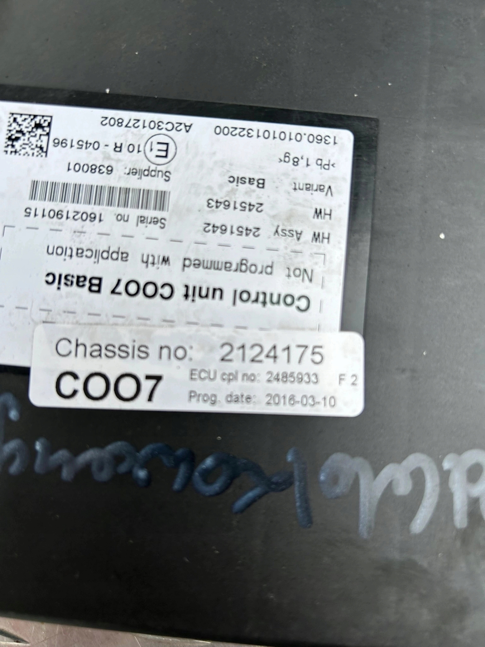 KOORDYNATOR ECU COO7 SCANIA R EURO 6 - obrazek 3